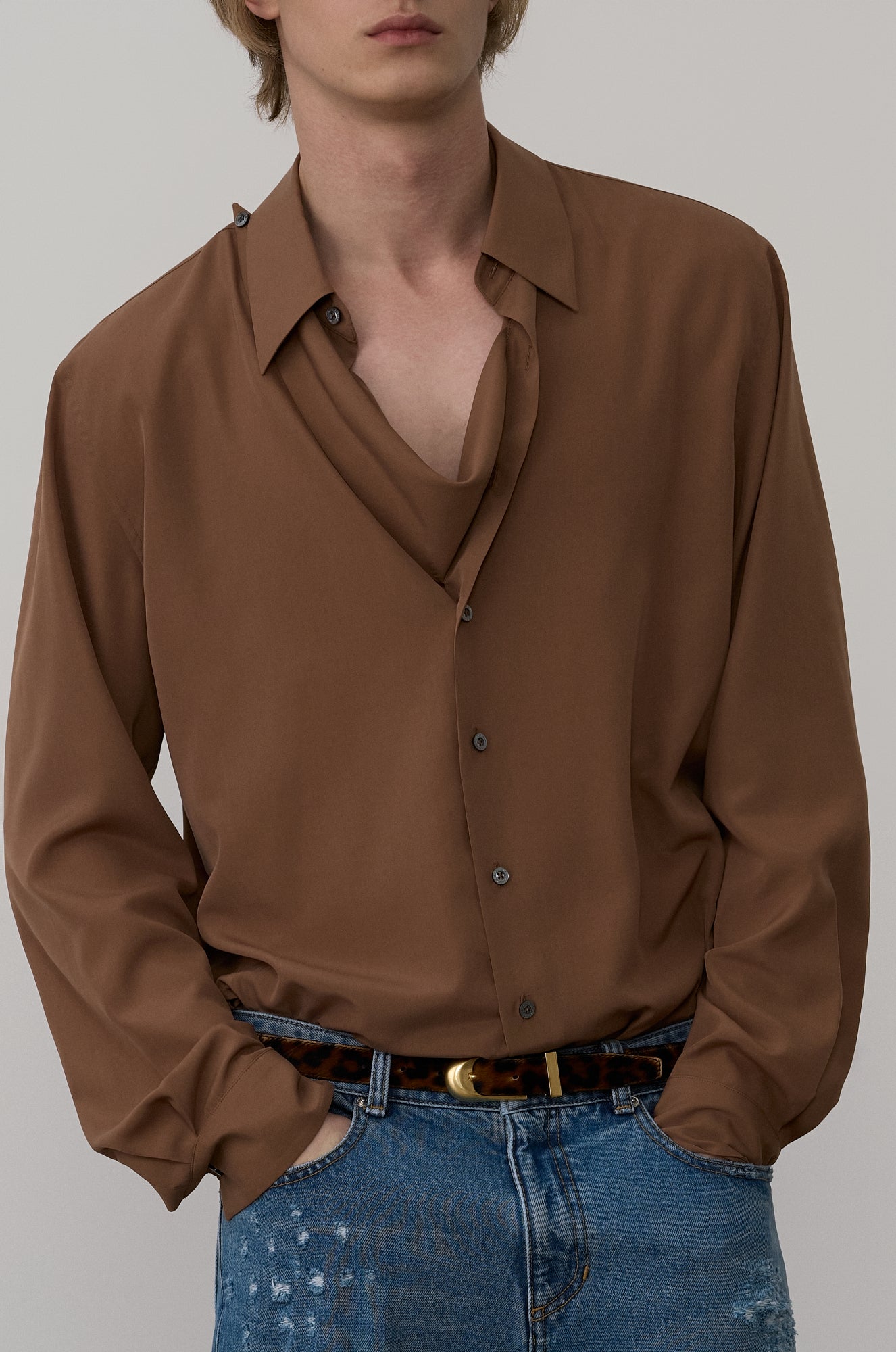 TRIANGULAR-PANEL SHIRT
