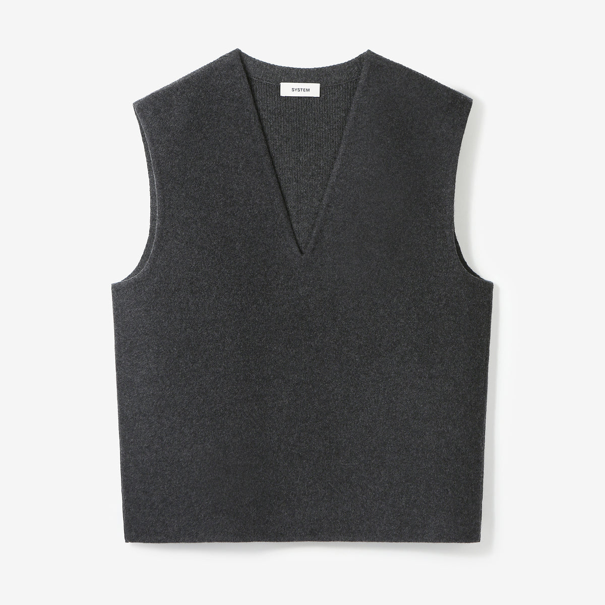 WOOL V-NECK VEST