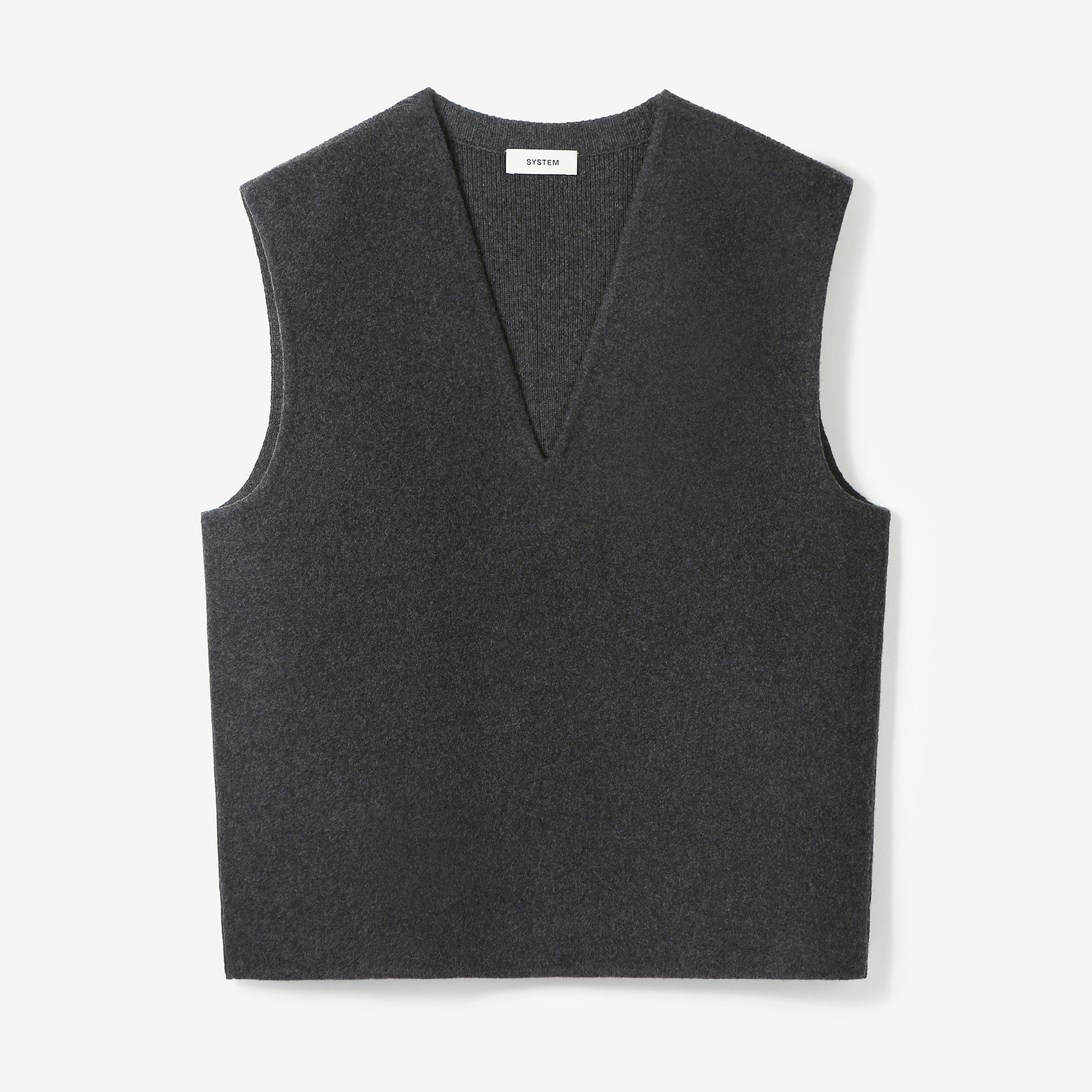 WOOL V-NECK VEST