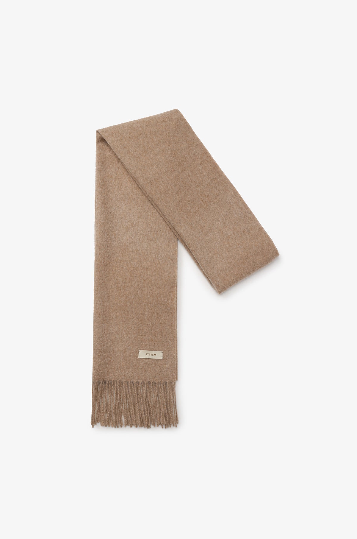 CASHMERE FRINGE SCARF