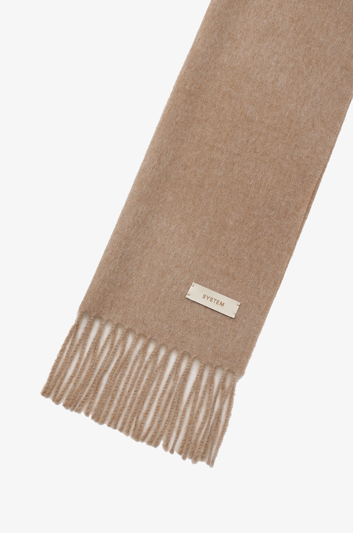 CASHMERE FRINGE SCARF