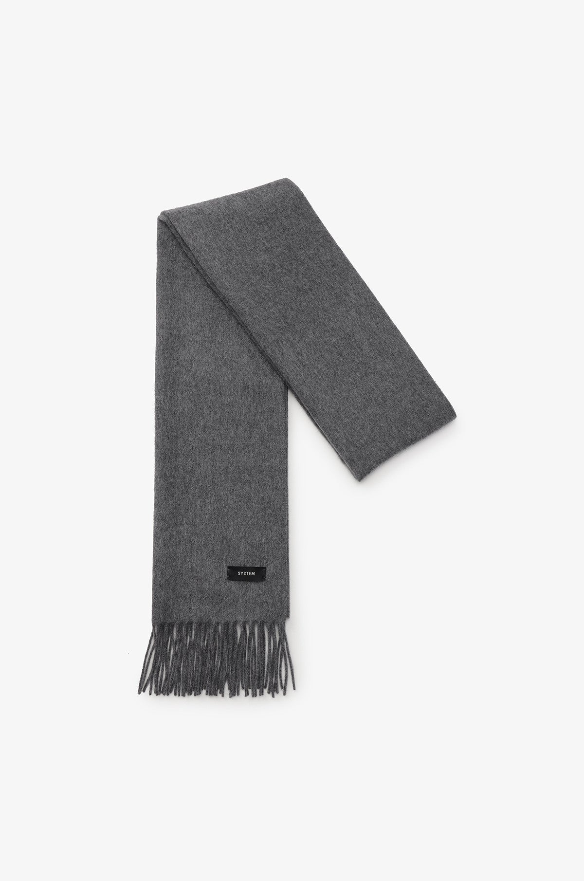 CASHMERE FRINGE SCARF