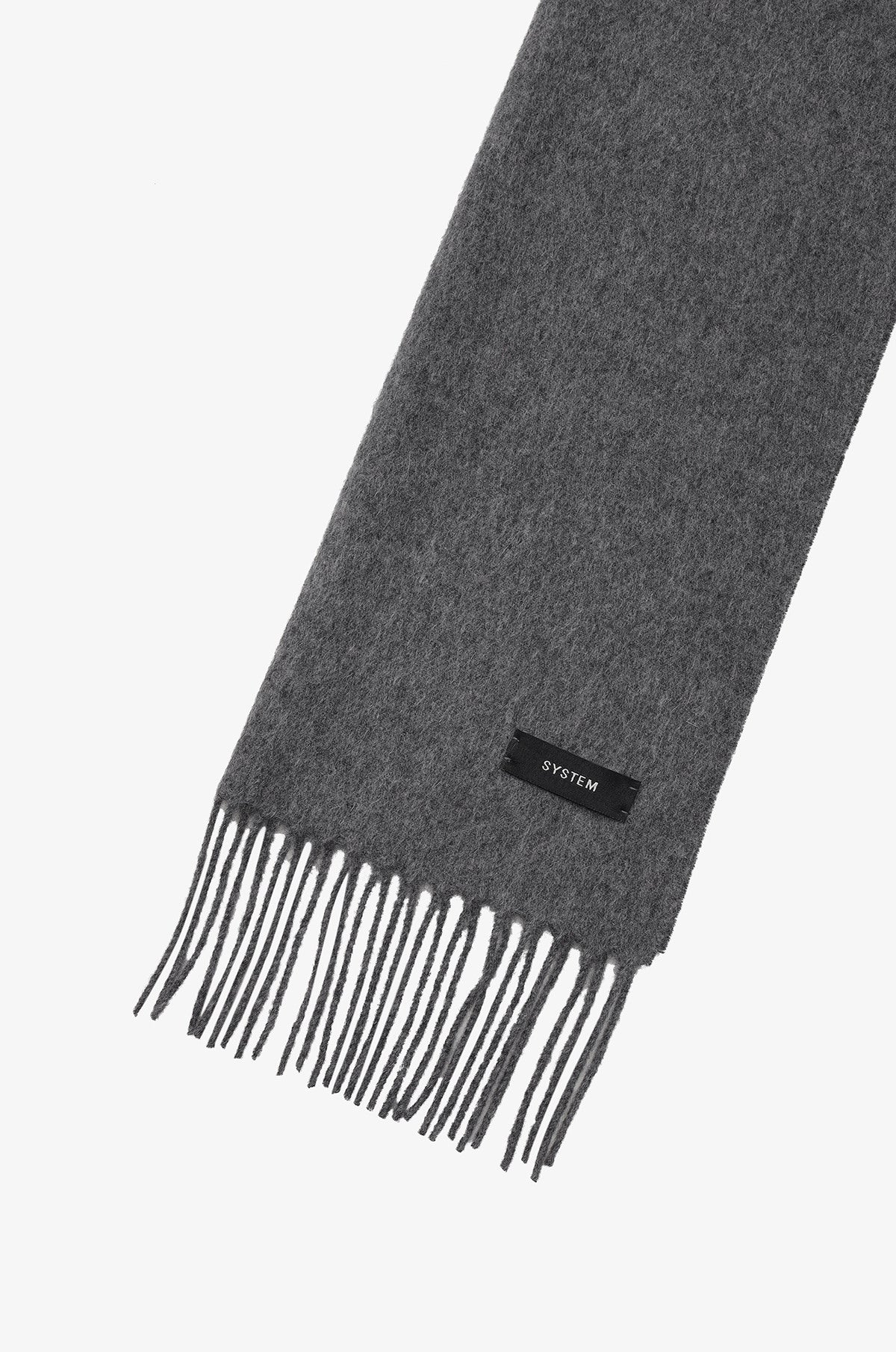 CASHMERE FRINGE SCARF