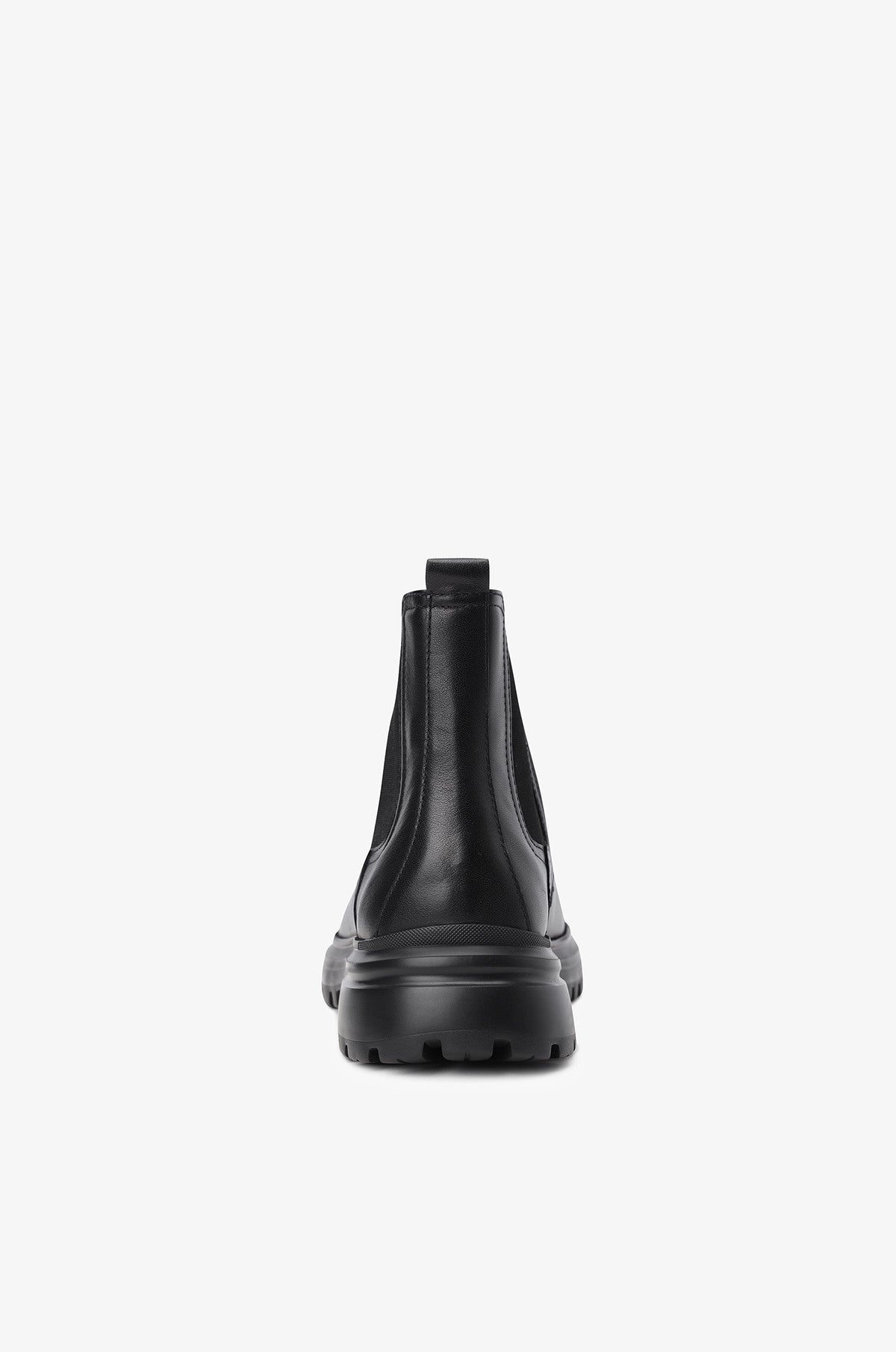 LEATHER PLATFORM CHELSEA BOOTS