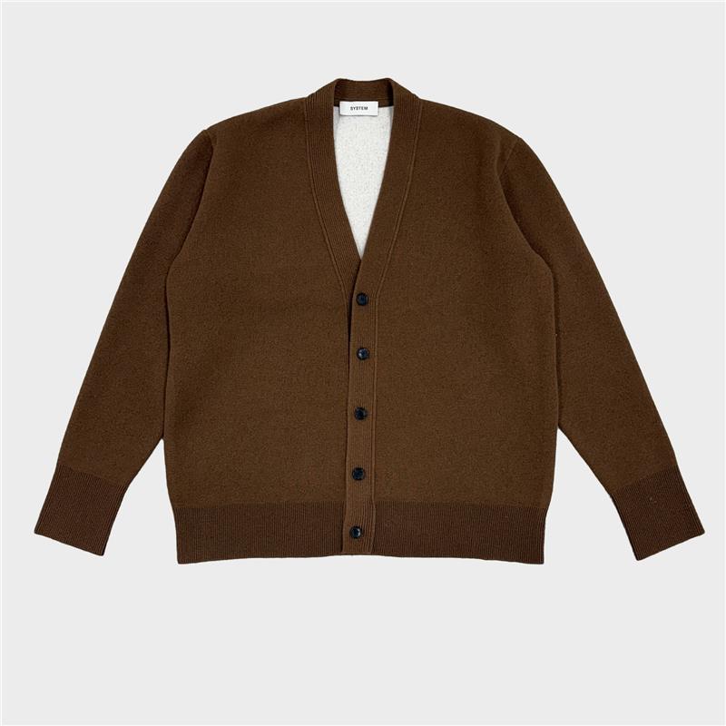 CASHMERE-BLENDED KNIT CARDIGAN