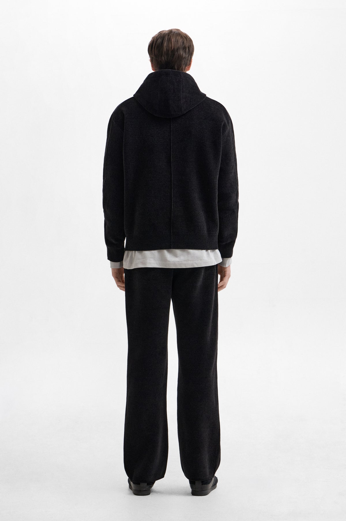 FLOCKED TRACK PANTS