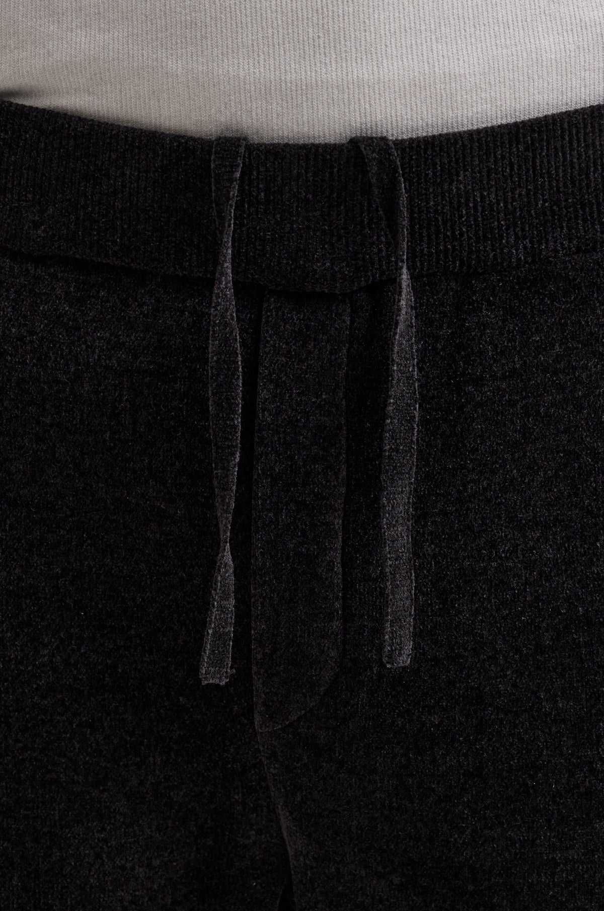 FLOCKED TRACK PANTS