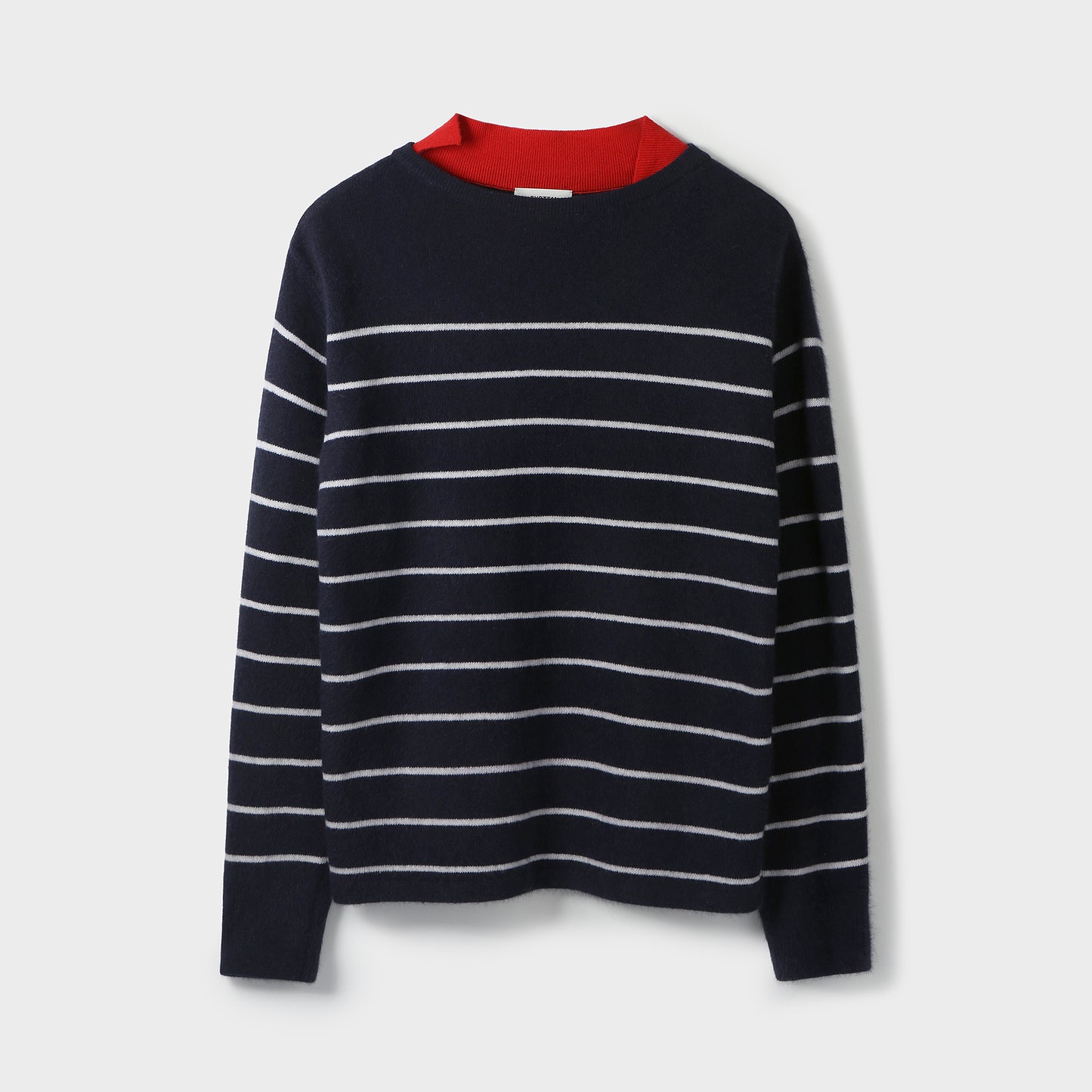 STRIPED KNIT PULLOVER