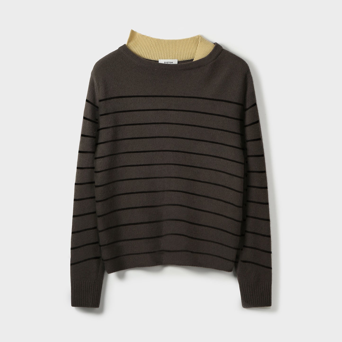 STRIPED KNIT PULLOVER