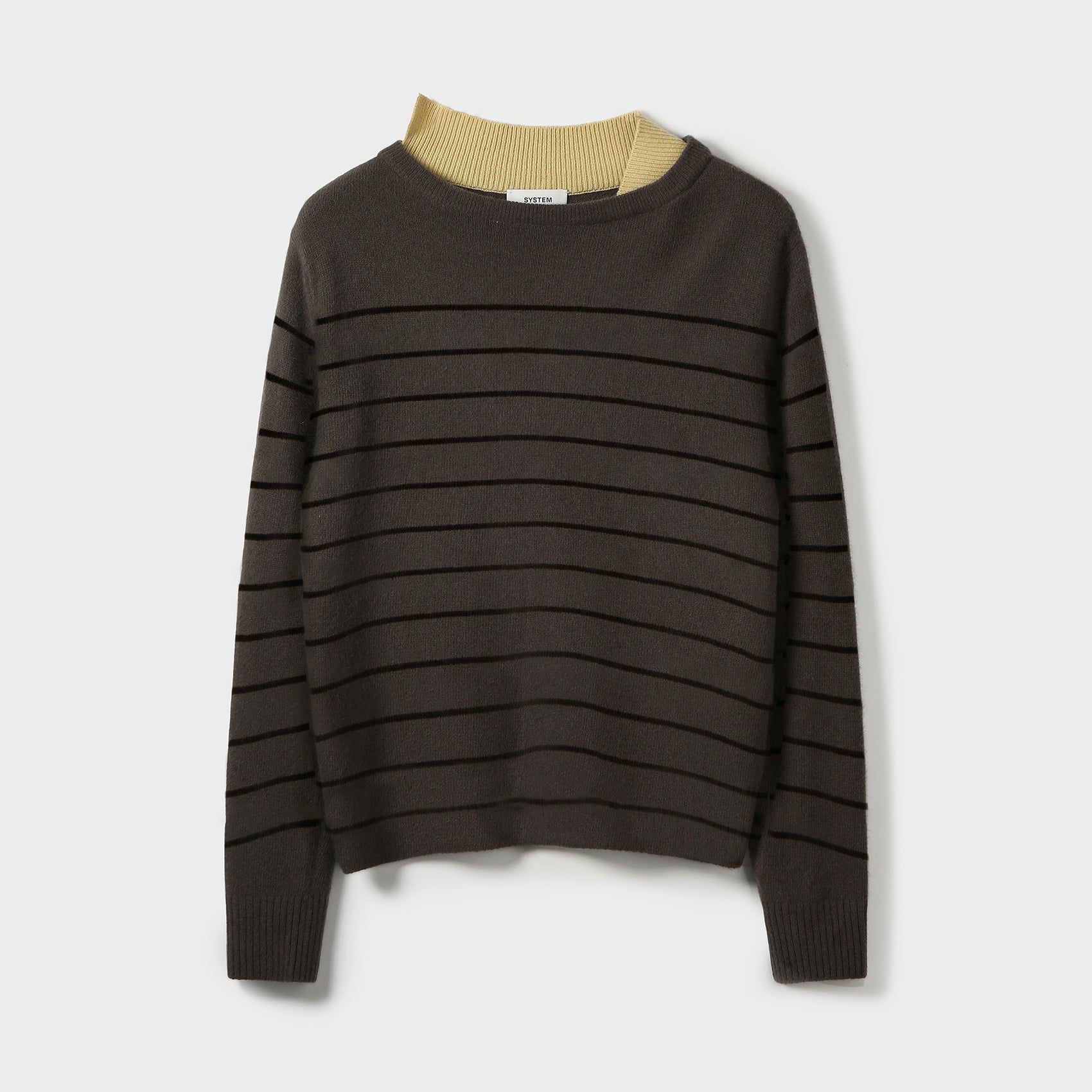 STRIPED KNIT PULLOVER