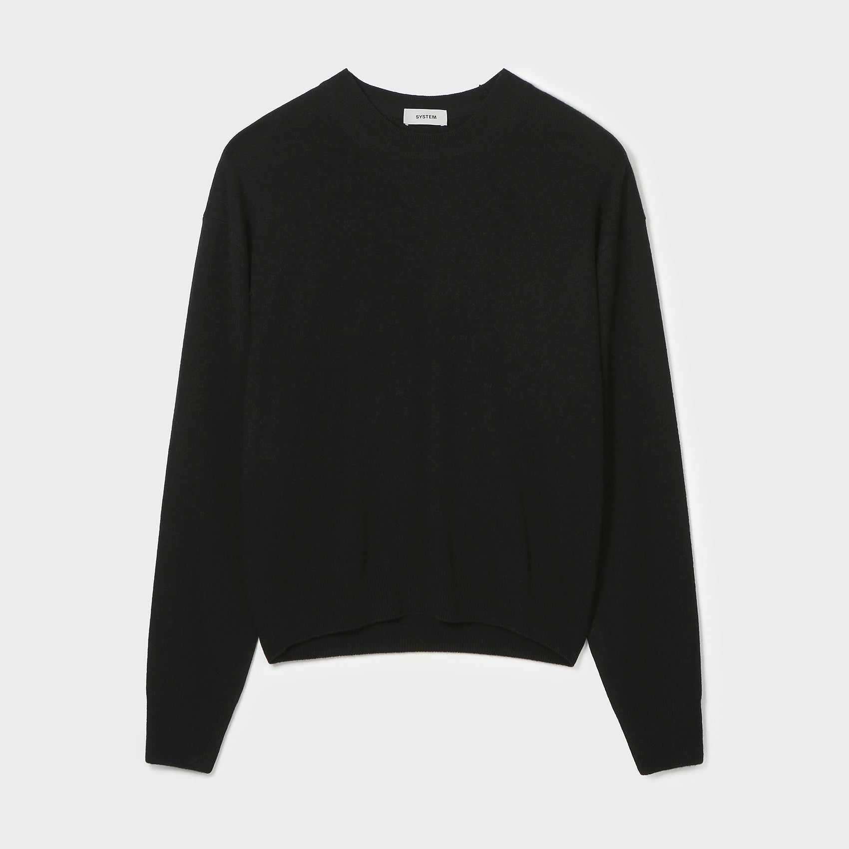 CASHMERE-BLENDED KNIT PULLOVER