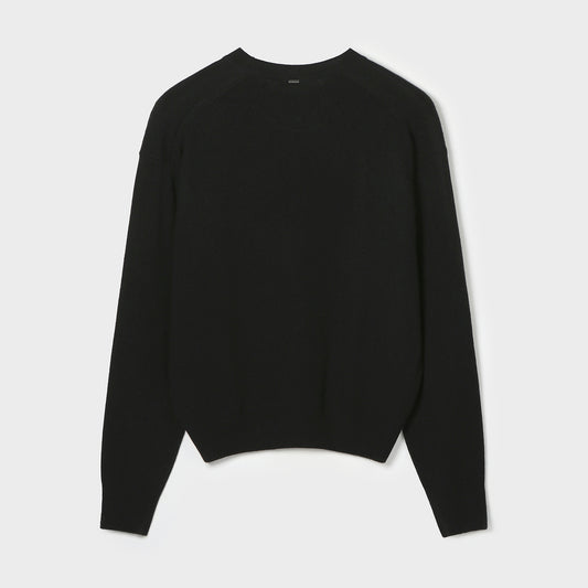 CASHMERE-BLENDED KNIT PULLOVER