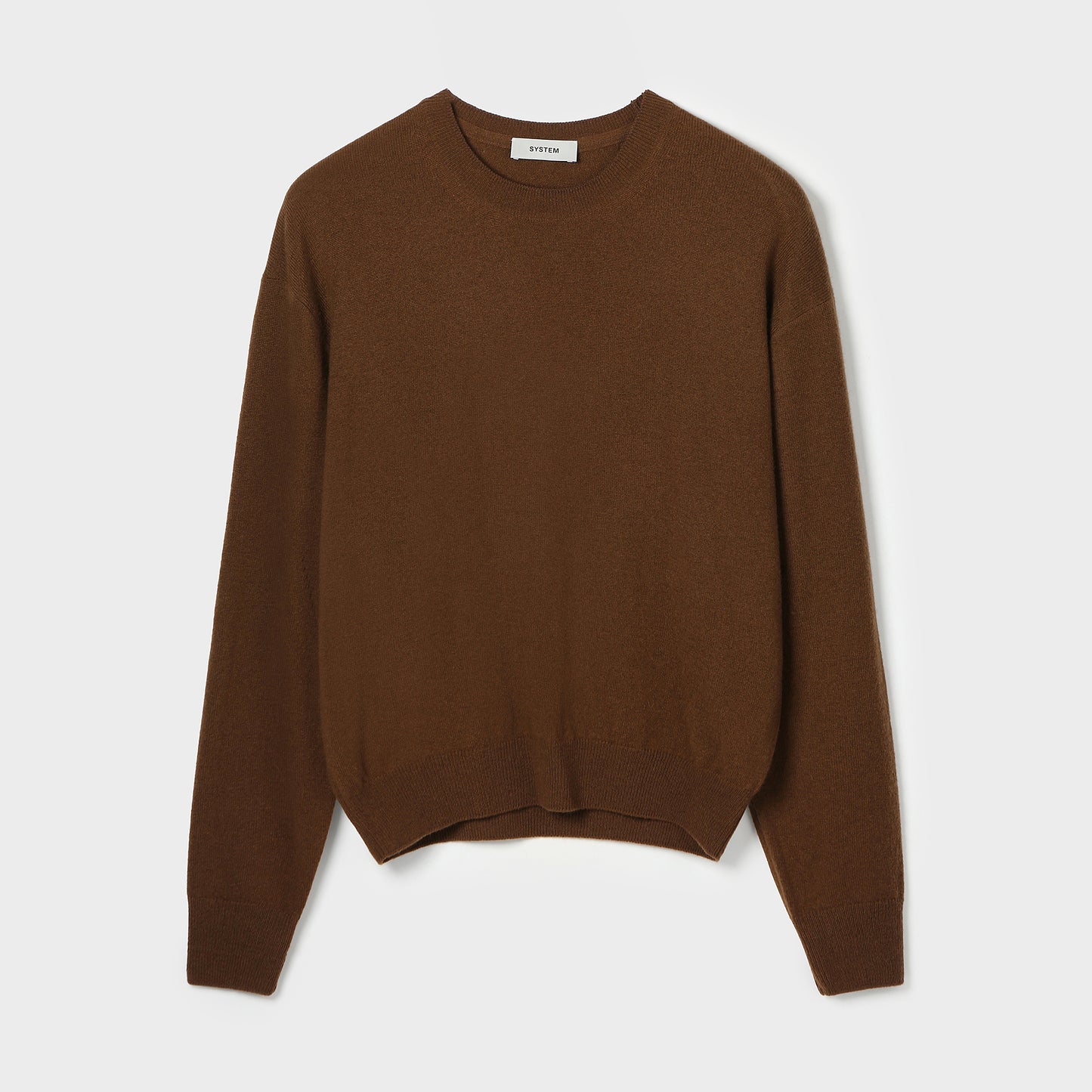CASHMERE-BLENDED KNIT PULLOVER