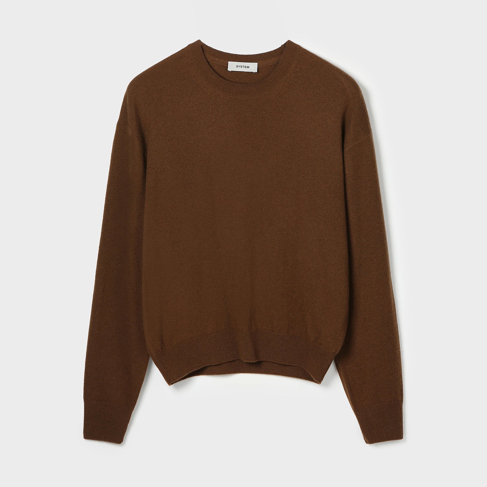 CASHMERE-BLENDED KNIT PULLOVER