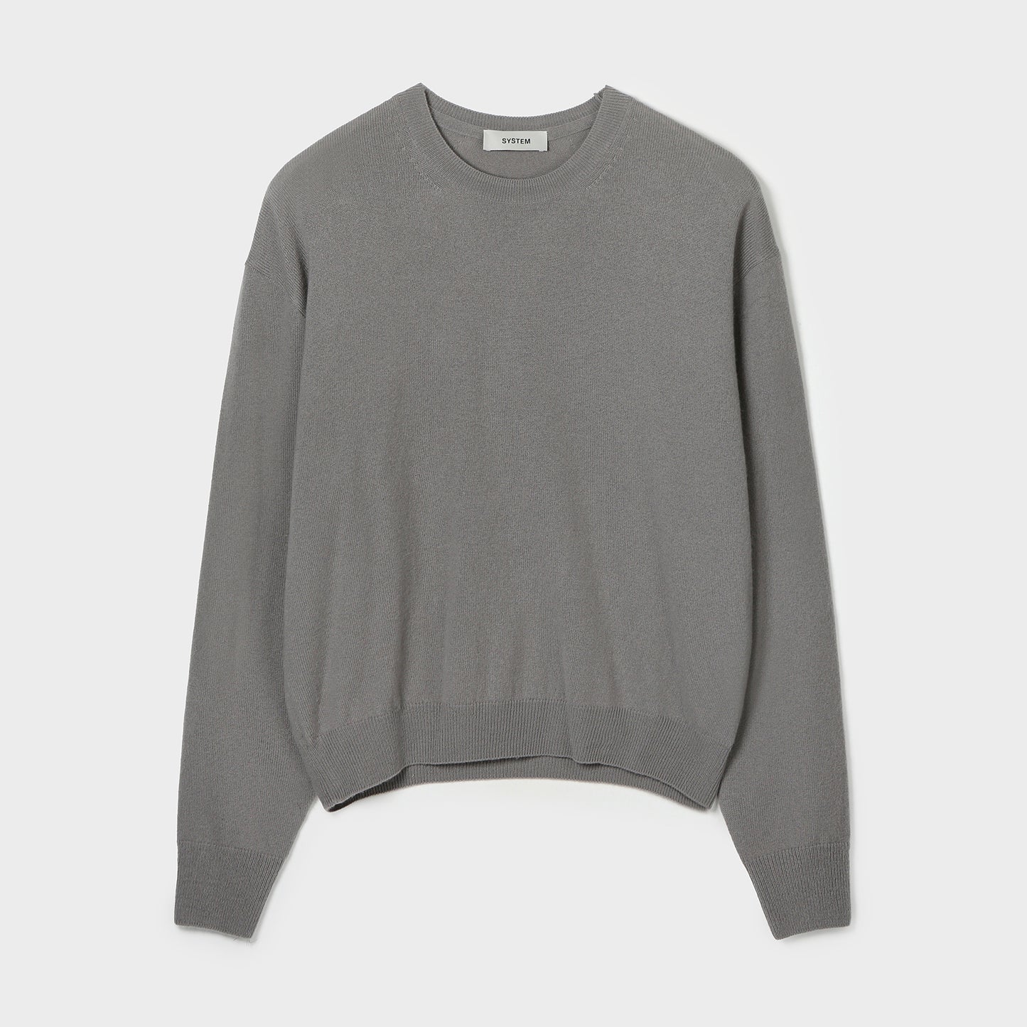CASHMERE-BLENDED KNIT PULLOVER
