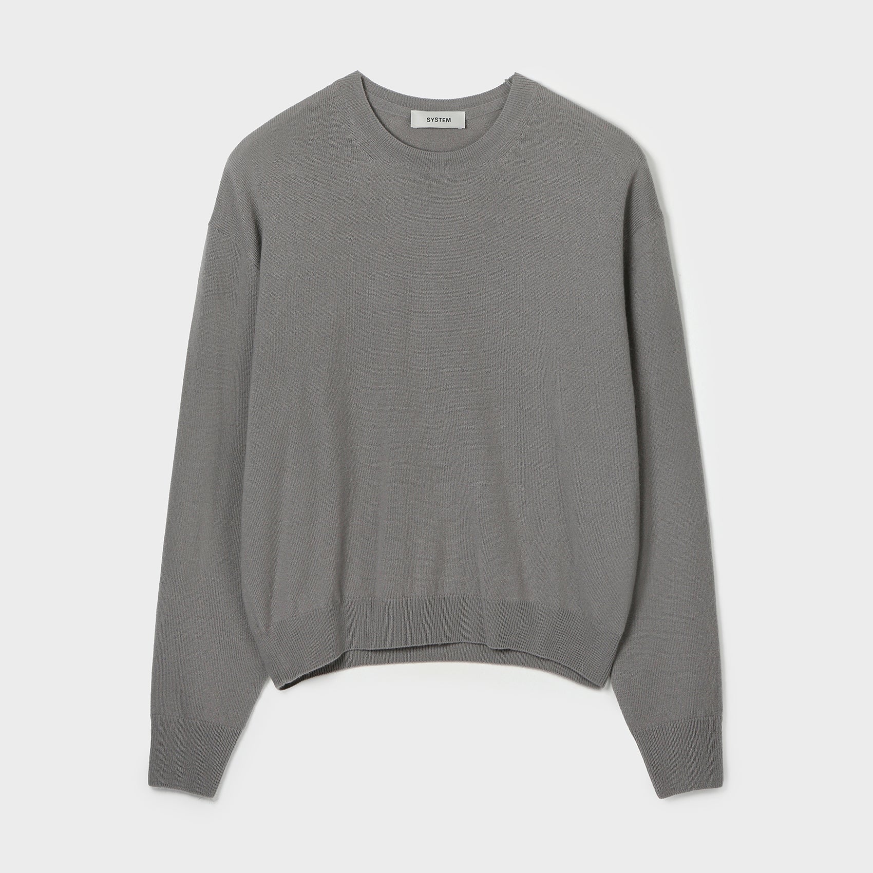 CASHMERE-BLENDED KNIT PULLOVER