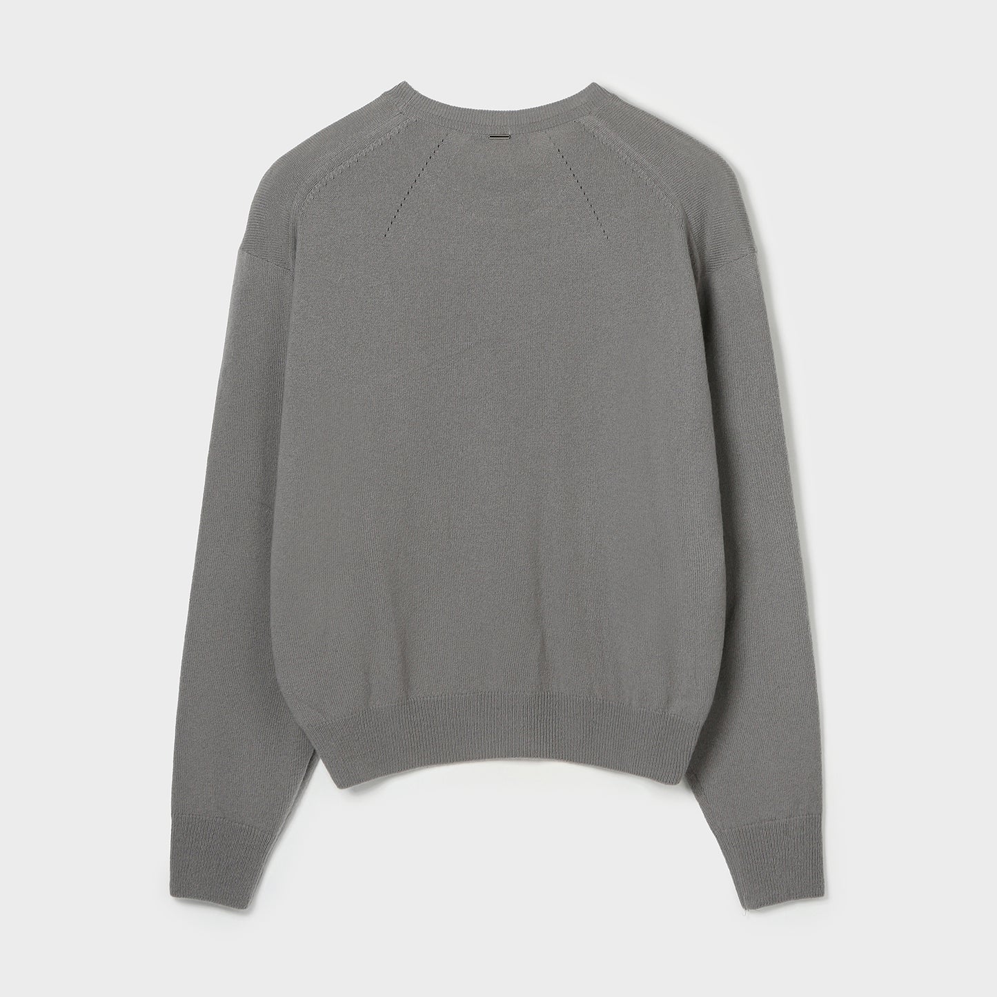 CASHMERE-BLENDED KNIT PULLOVER