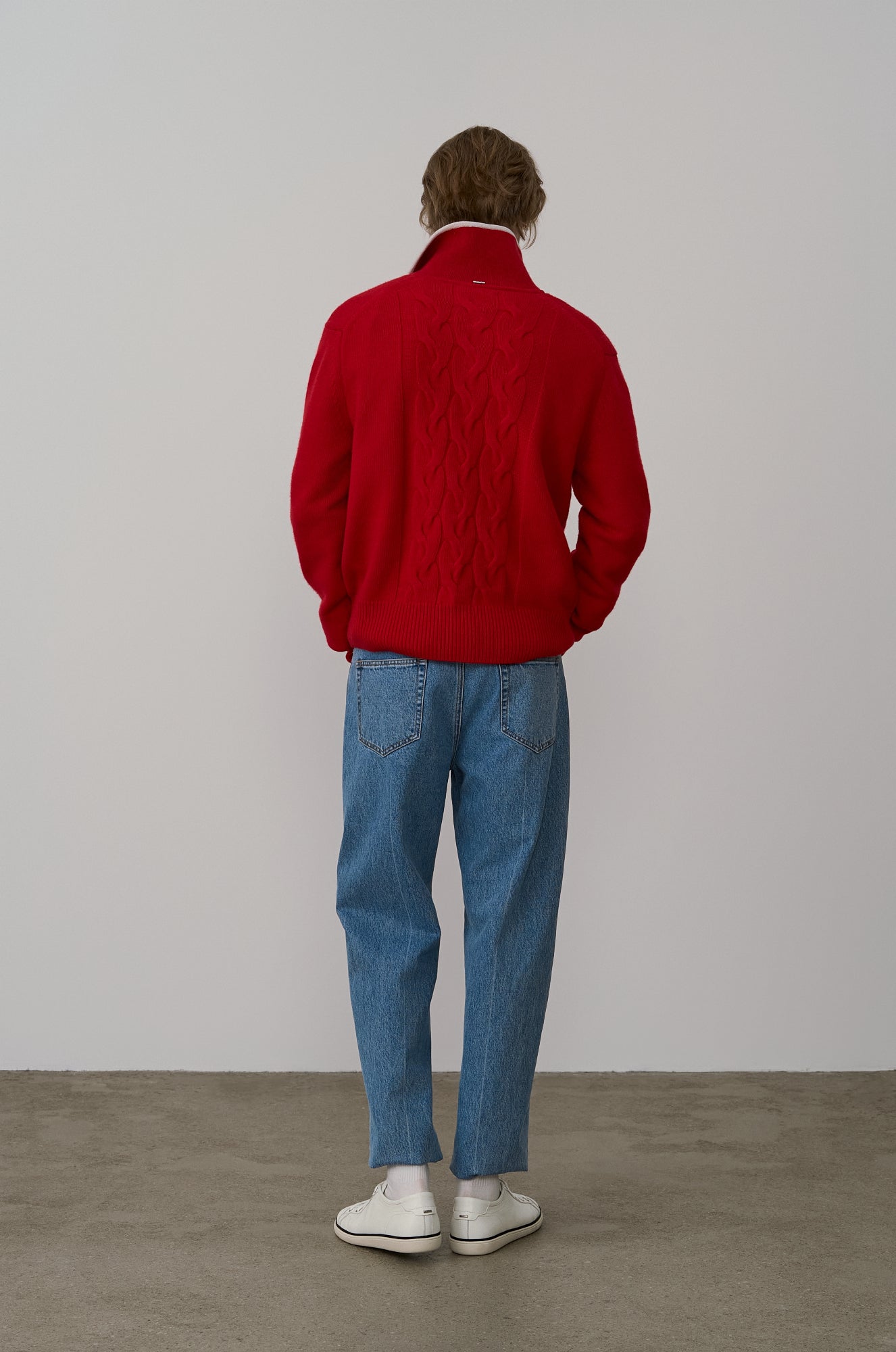 QUARTER ZIP KNIT PULLOVER