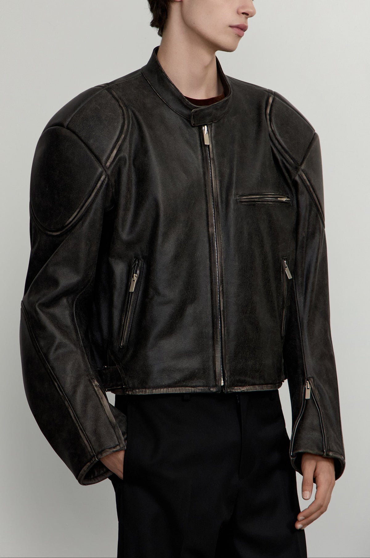 MOTORCYCLE LEATHER JACKET