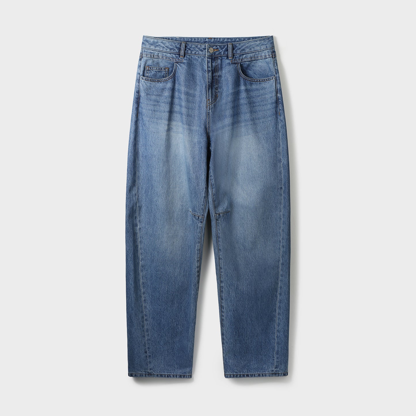 COATED BAGGY DENIM PANTS
