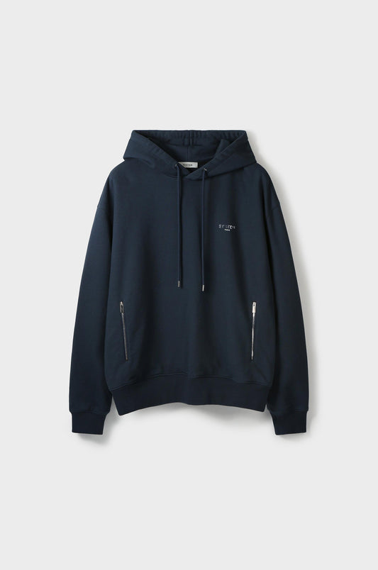 BACK LOGO HOODIE SWEATSHIRT