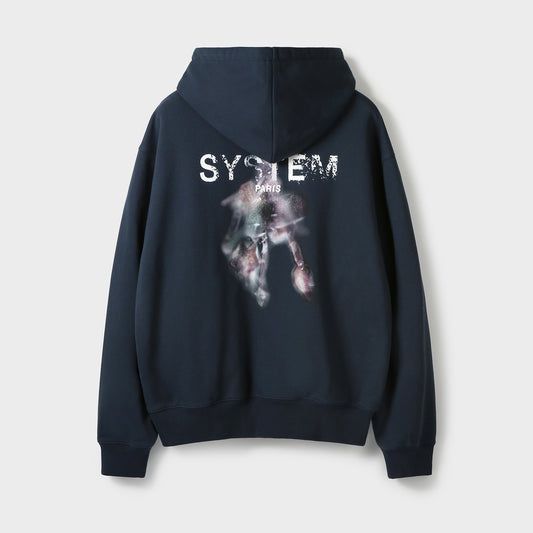 BACK LOGO HOODIE SWEATSHIRT