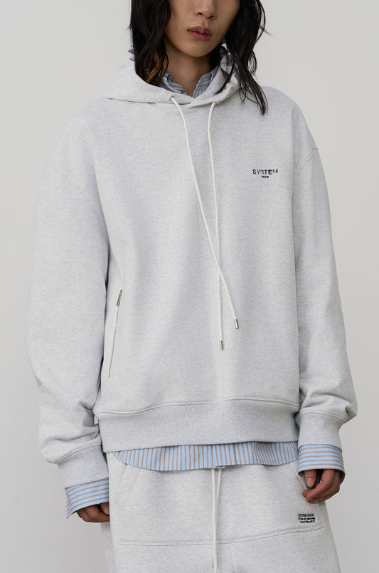 BACK LOGO HOODIE SWEATSHIRT
