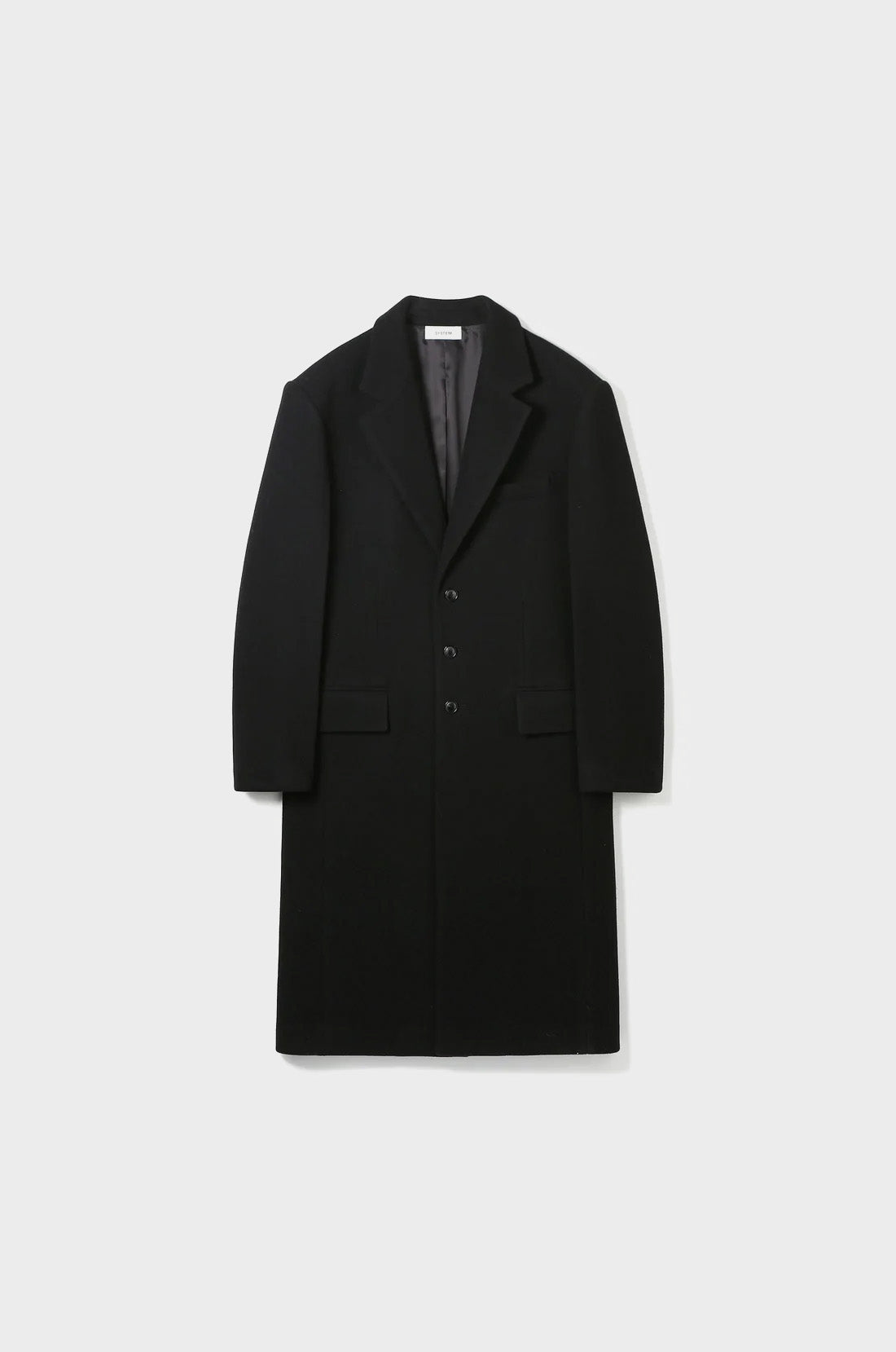 SINGLE-BREASTED 3-BUTTON COAT