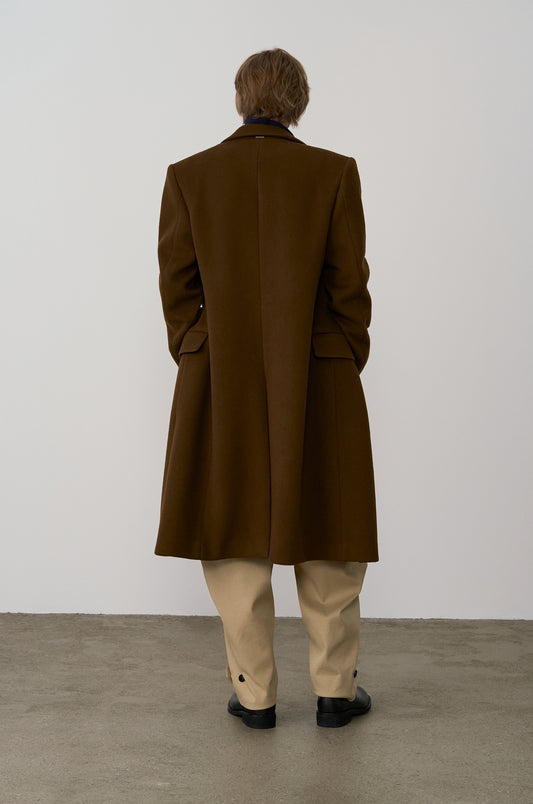 SINGLE-BREASTED 3-BUTTON COAT