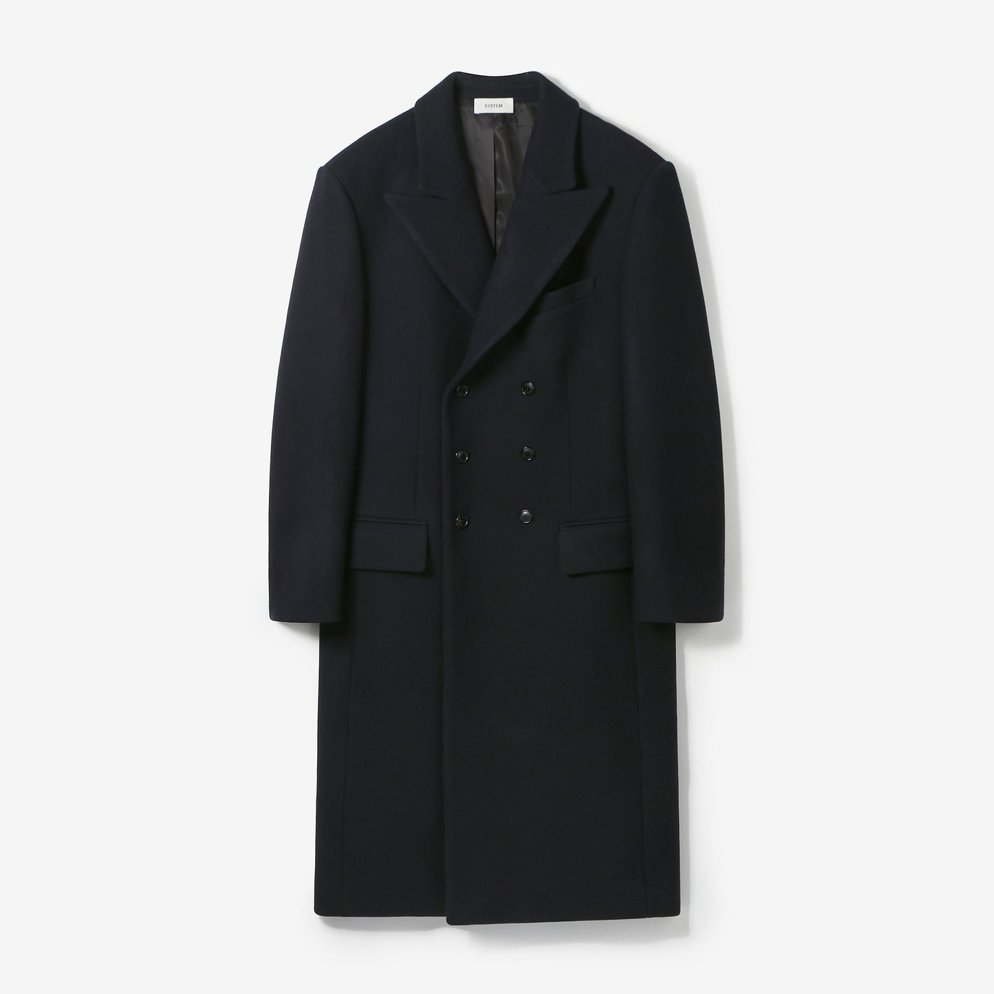 WOOL DOUBLE-BREASTED COAT