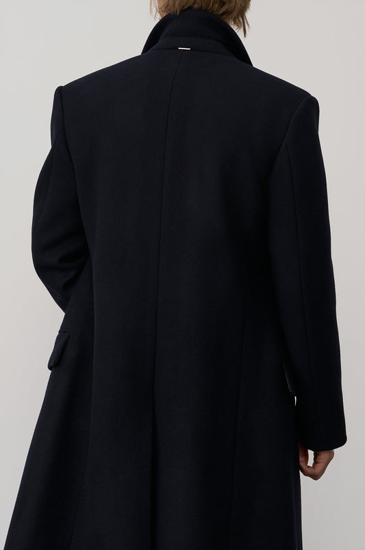 WOOL DOUBLE-BREASTED COAT