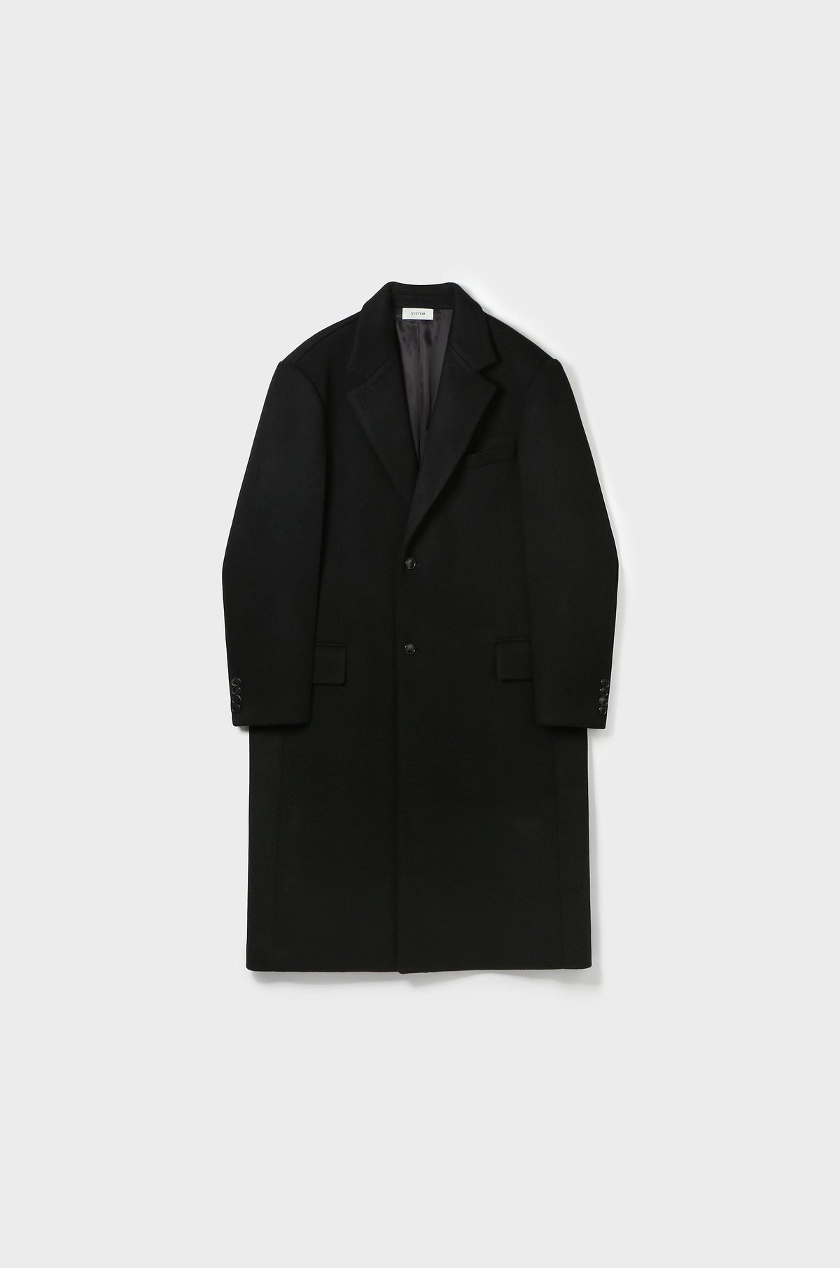 CASHMERE BLENDED SINGLE-BREASTED COAT