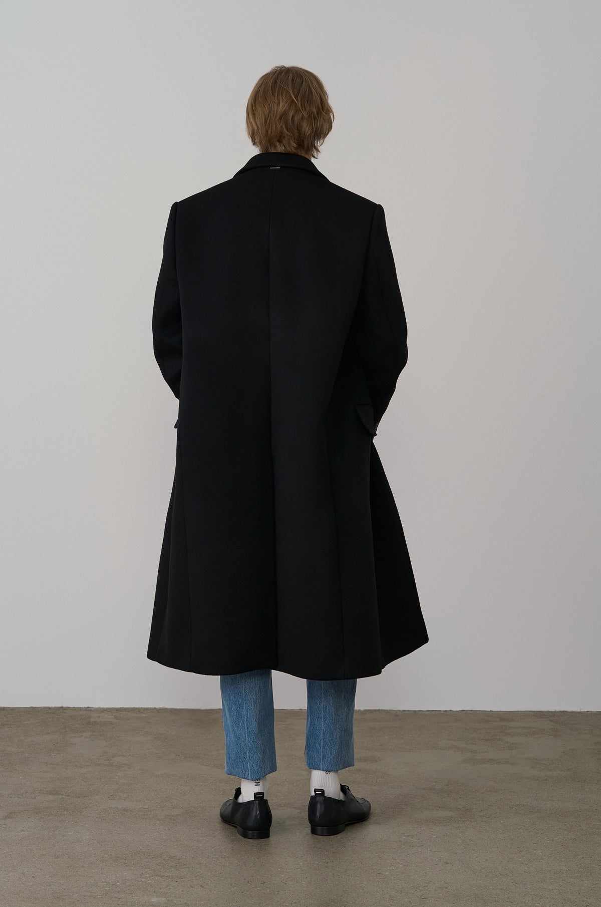 CASHMERE BLENDED SINGLE-BREASTED COAT