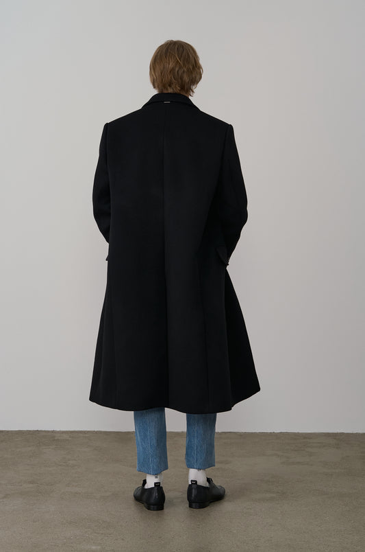 CASHMERE BLENDED SINGLE-BREASTED COAT