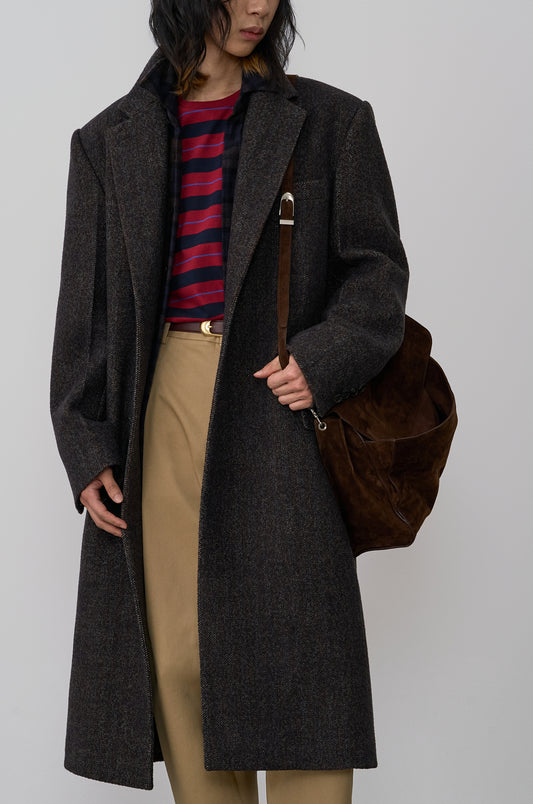 SINGLE-BREASTED COAT