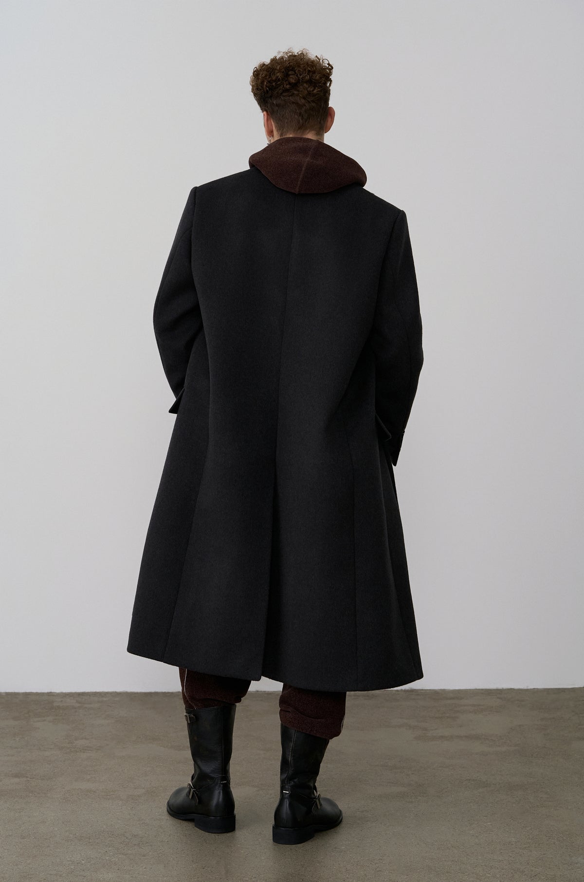 CASHMERE BLENDED SINGLE-BREASTED COAT