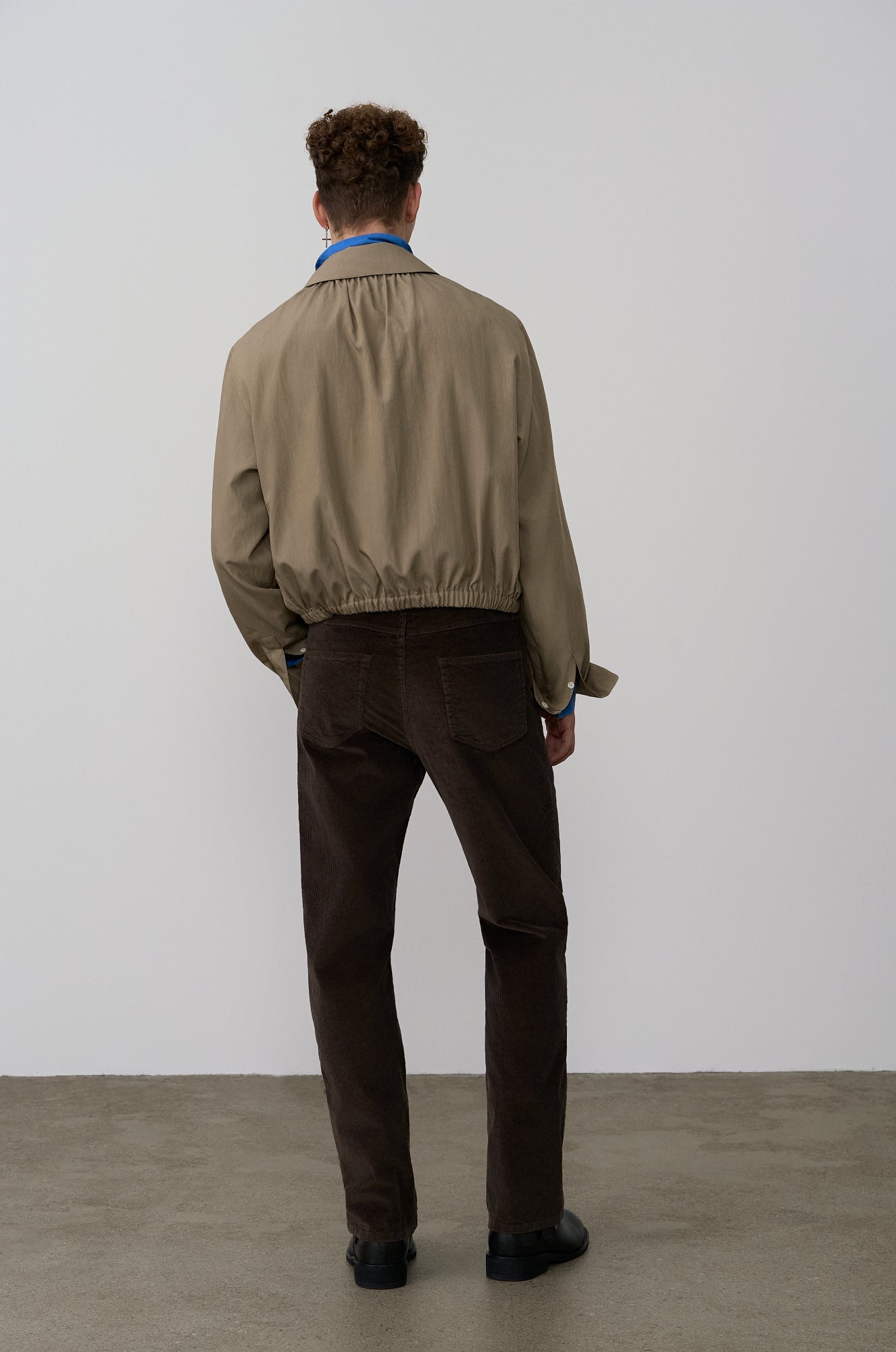 CORDUROY SLIM STRAIGHT PANTS