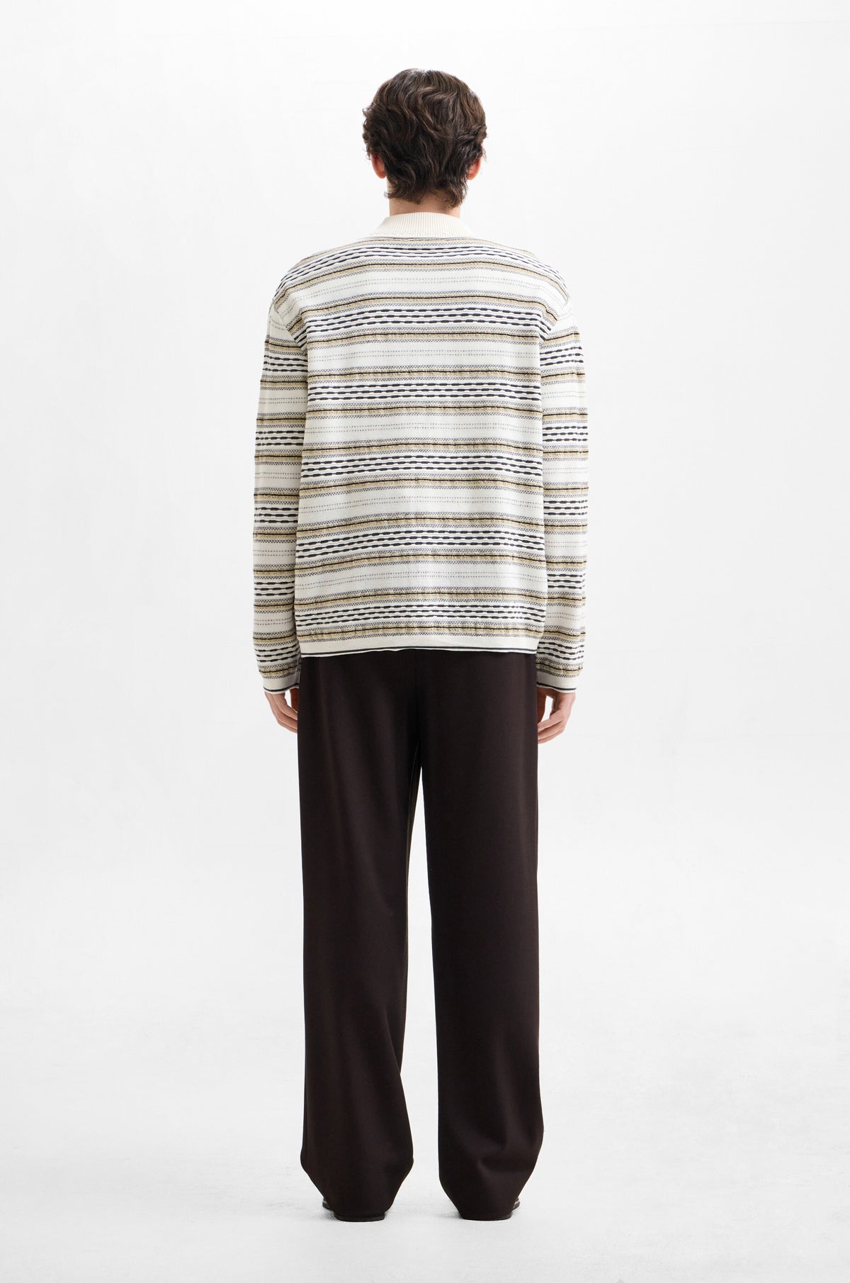 MODERN PLEATED WIDE PANTS