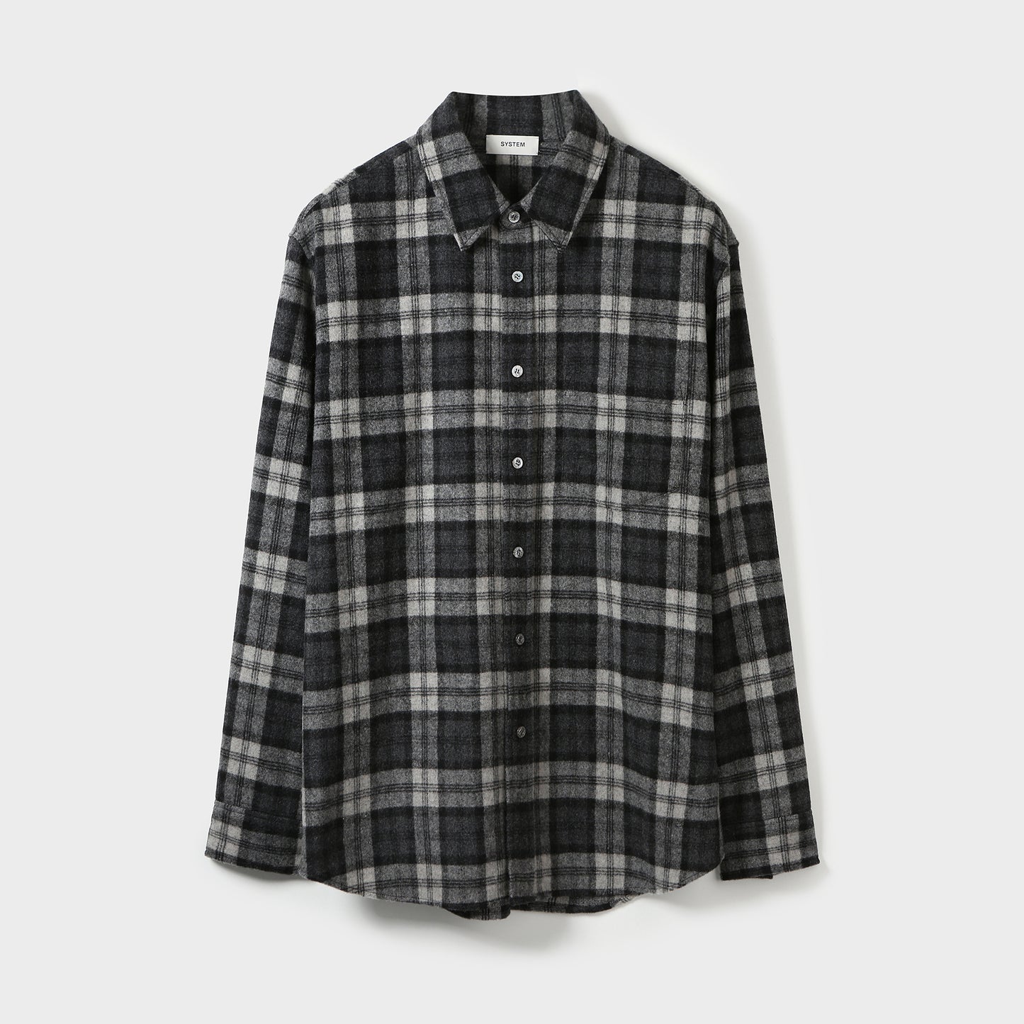 CHECKED WOOL SHIRT