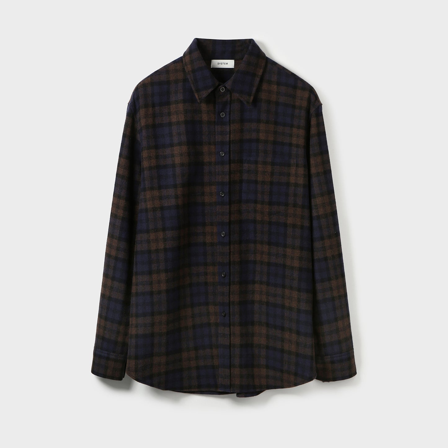 CHECKED WOOL SHIRT