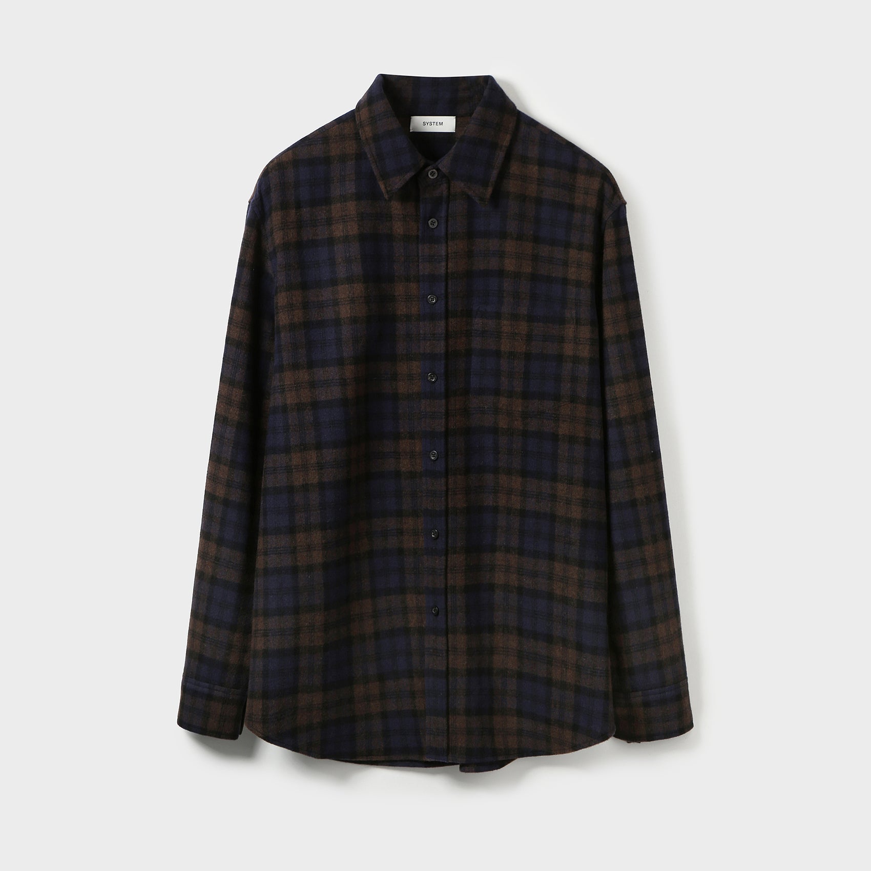 CHECKED WOOL SHIRT