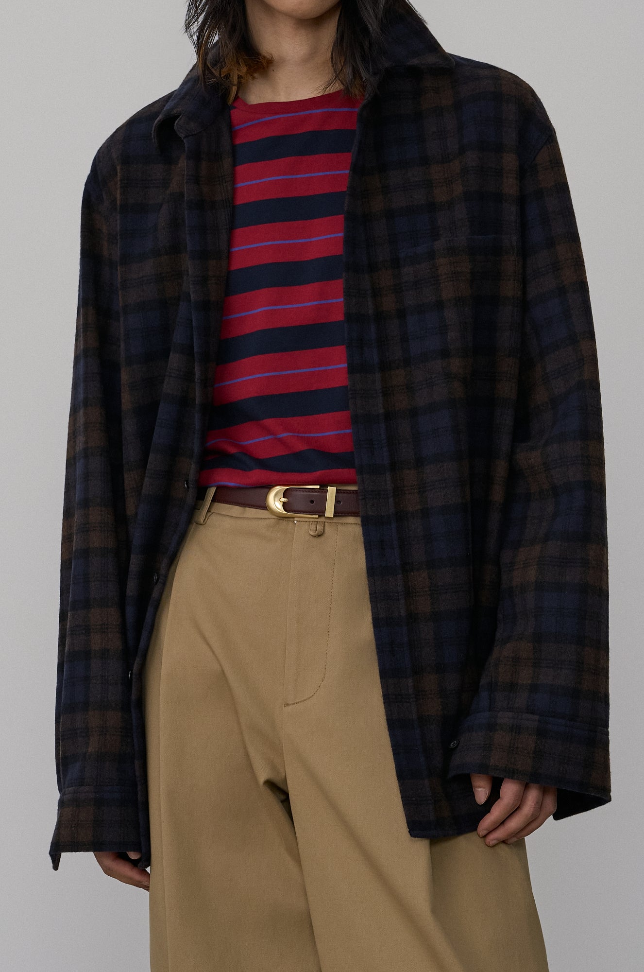 CHECKED WOOL SHIRT
