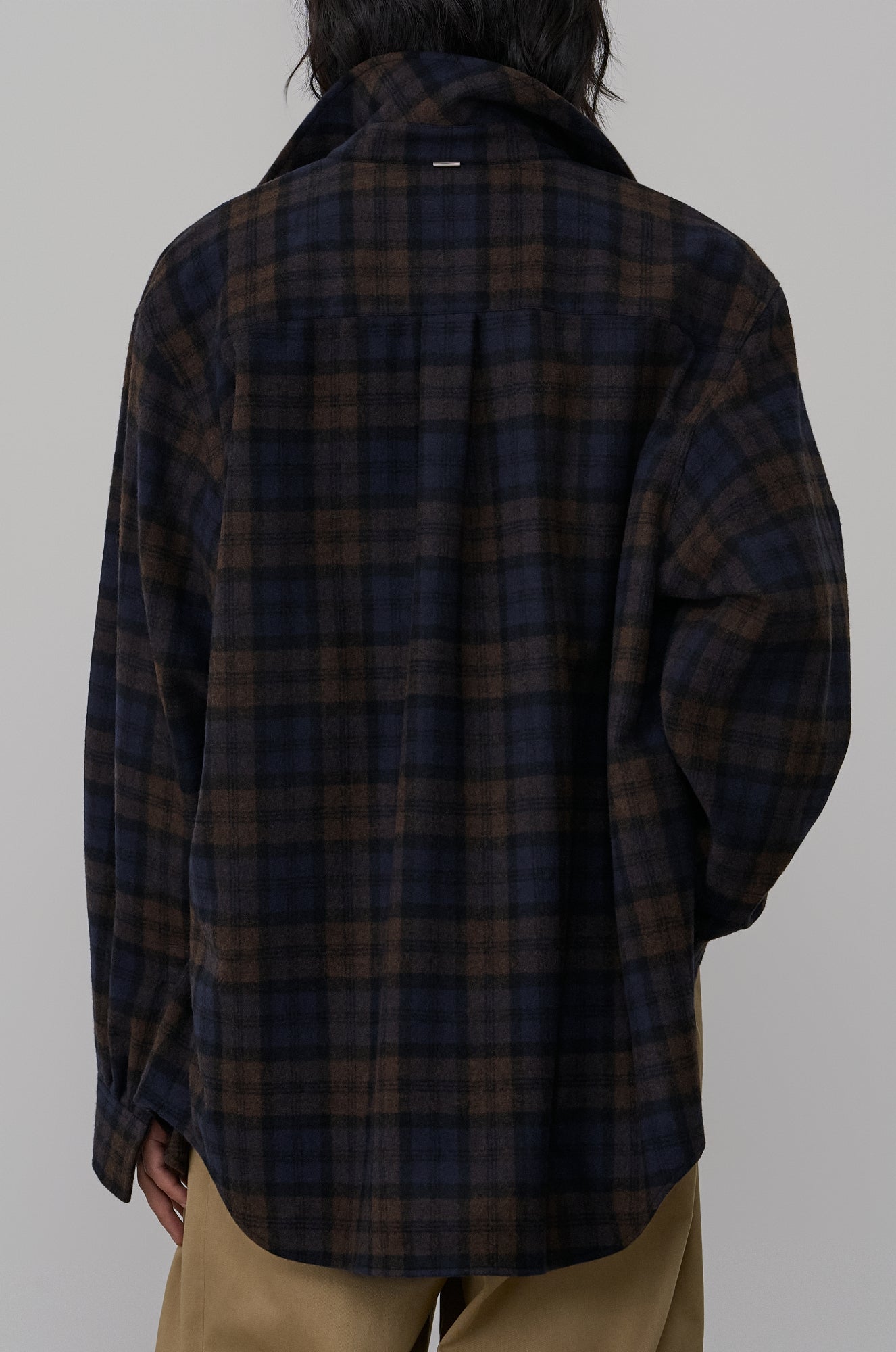CHECKED WOOL SHIRT