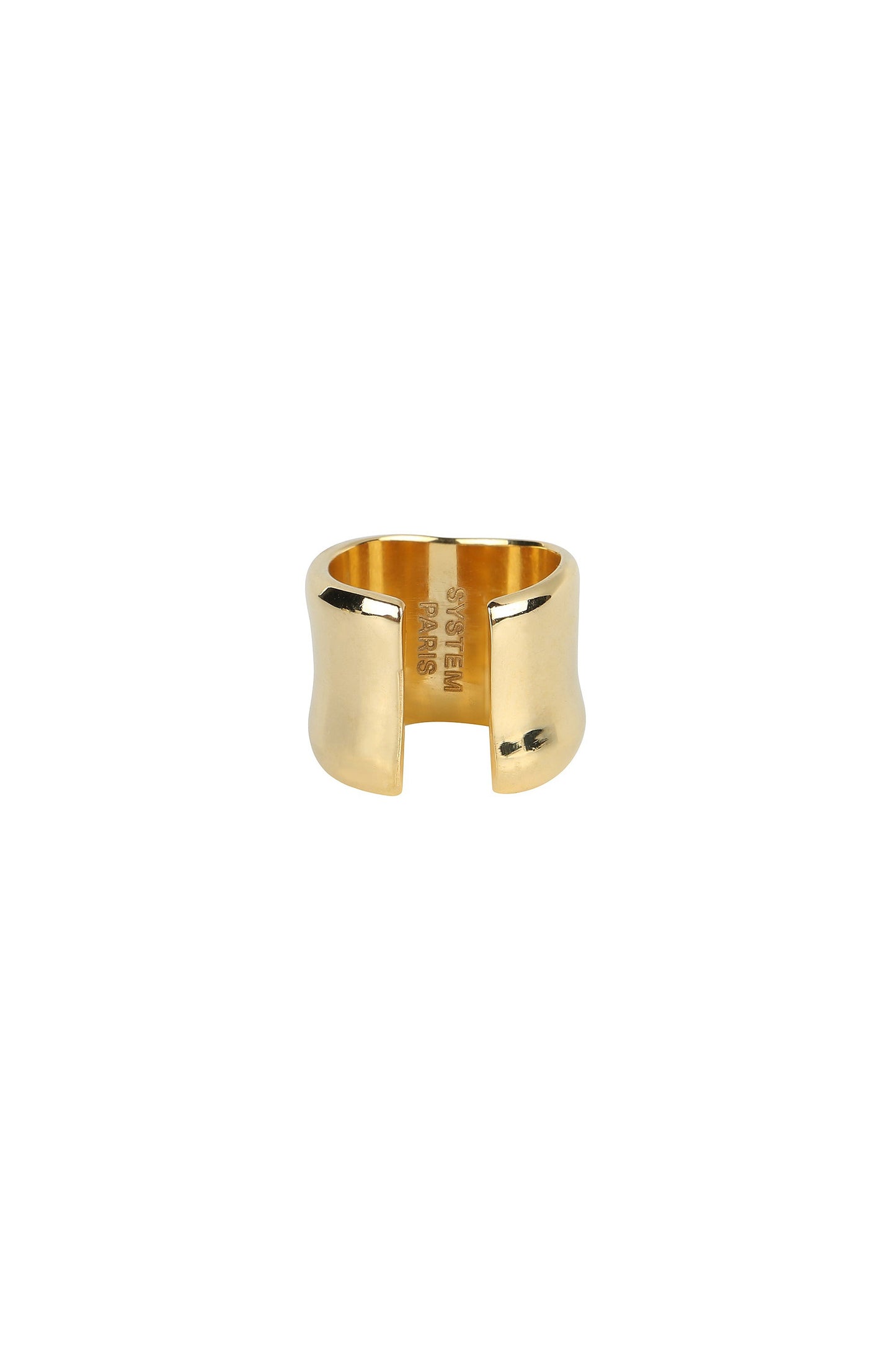 Women Bold Curved Open Ring