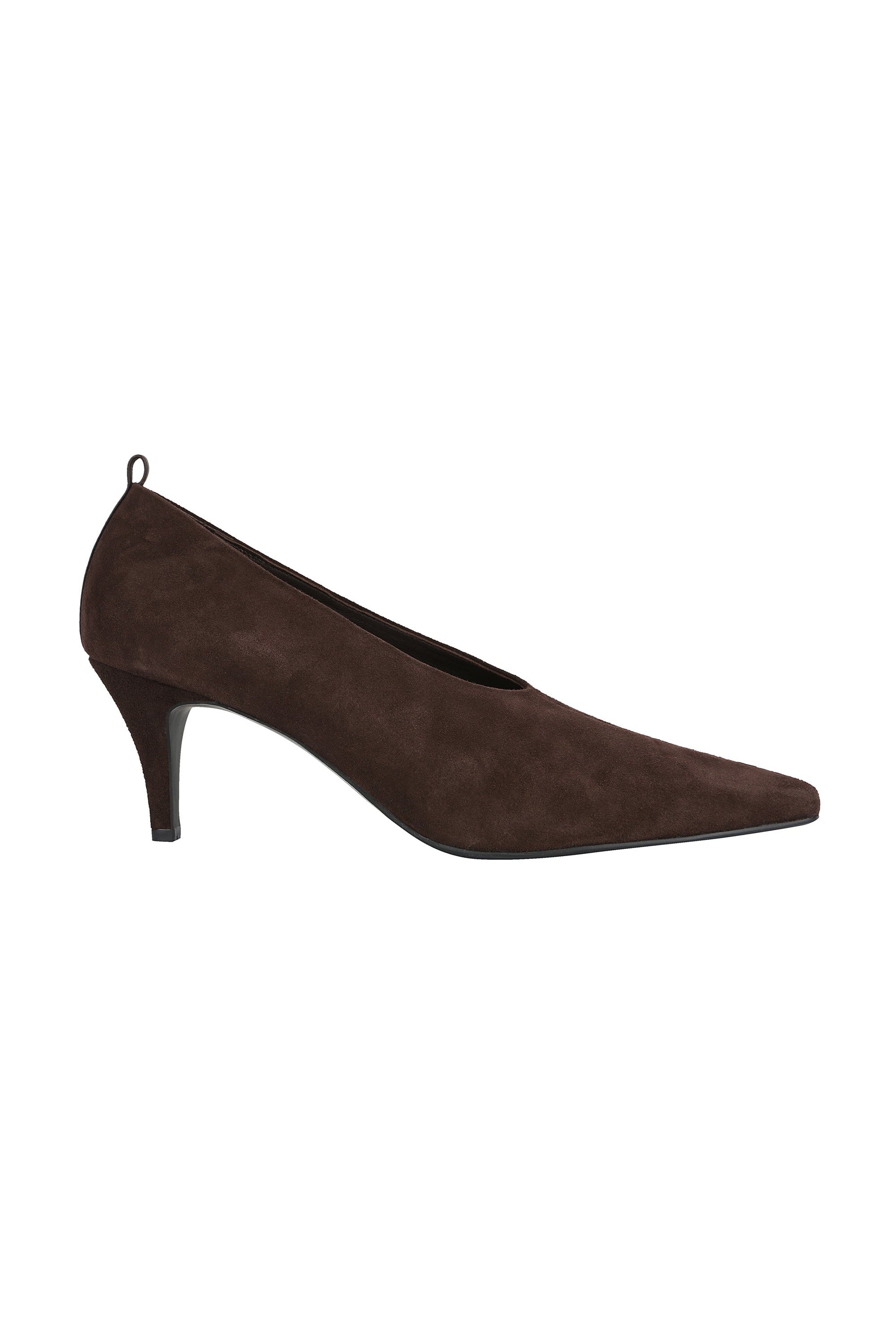 Brown 2 inch heel pumps best sale