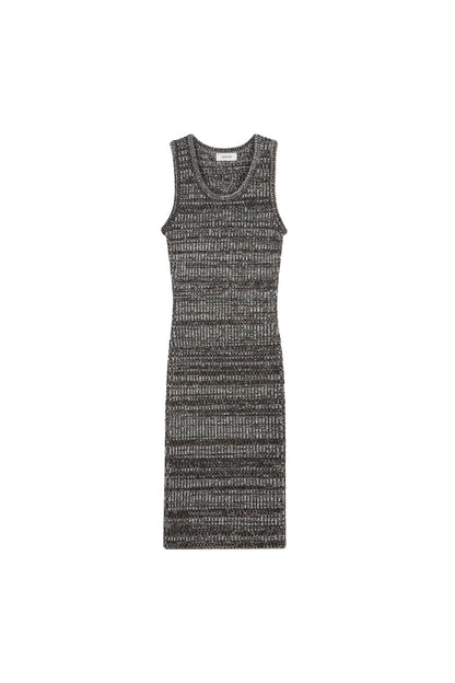 Tweed Sleeveless Knit Dress