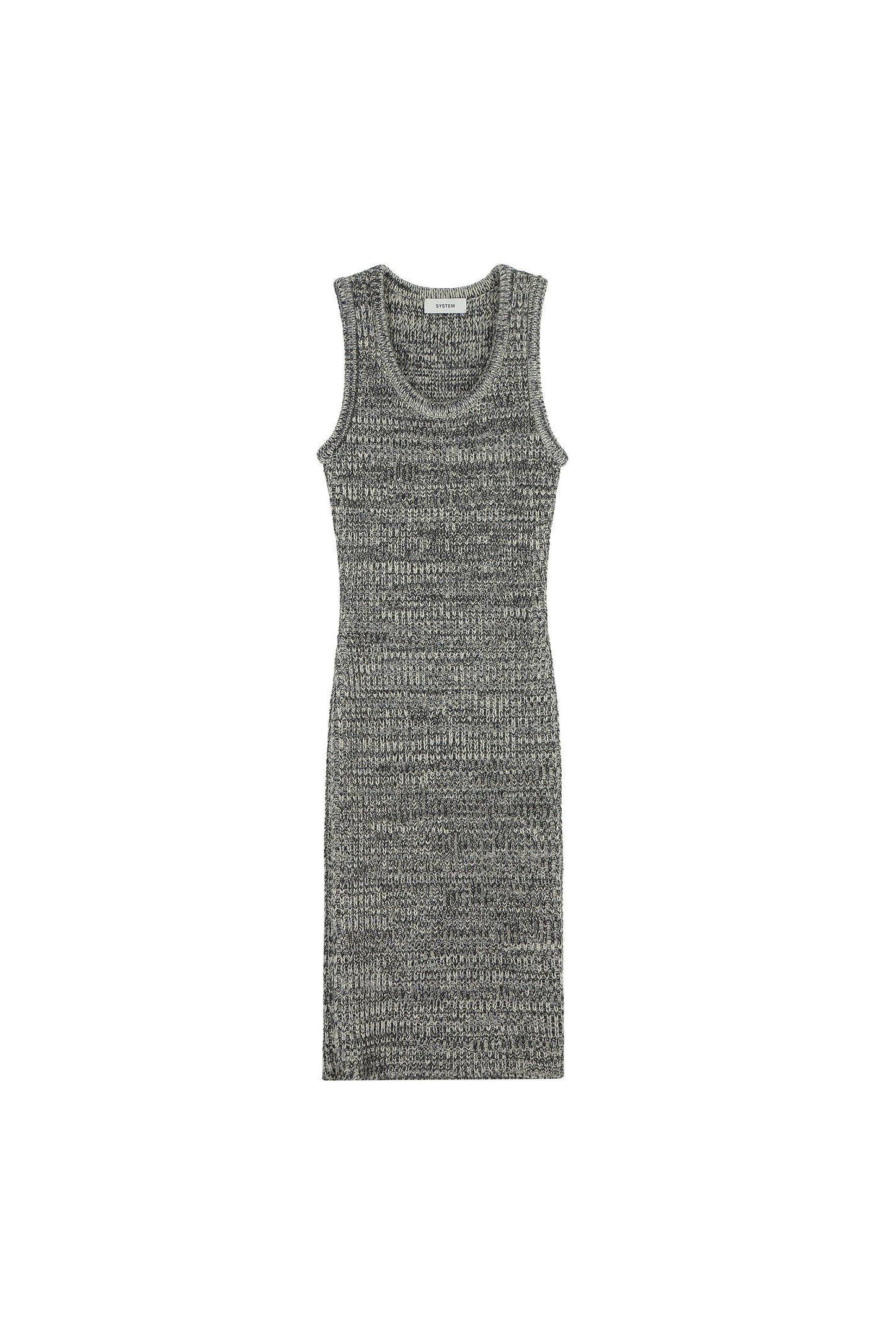 Tweed Sleeveless Knit Dress