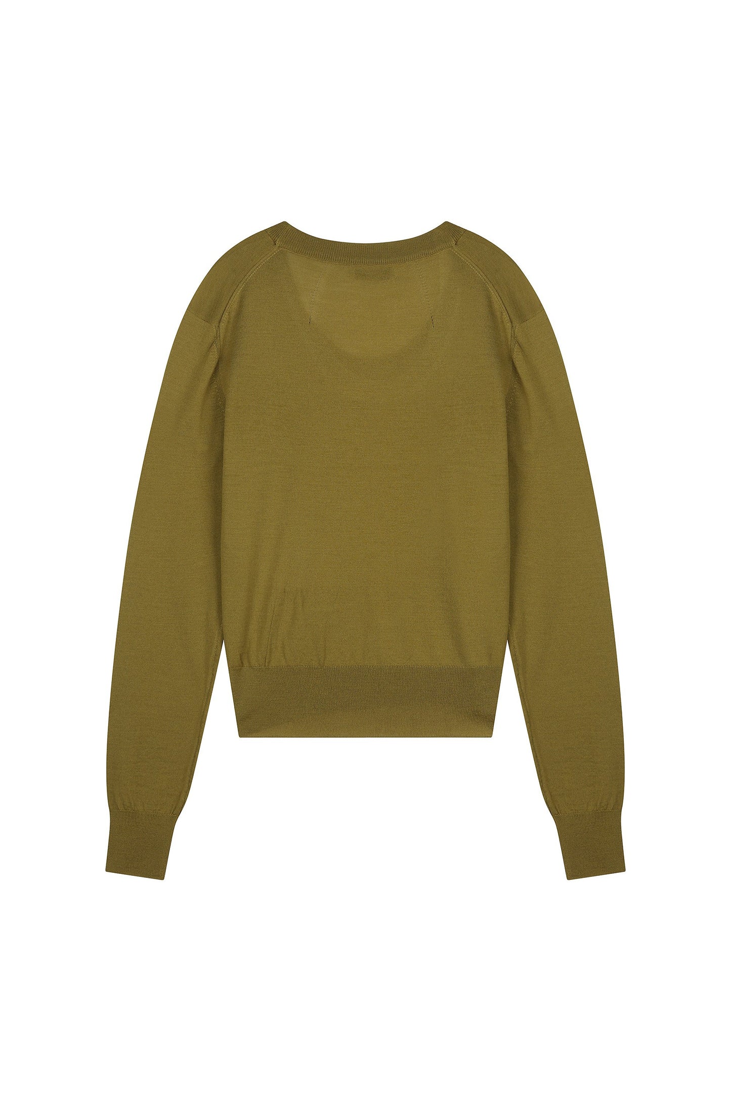 Deep U-Neck Knit Top