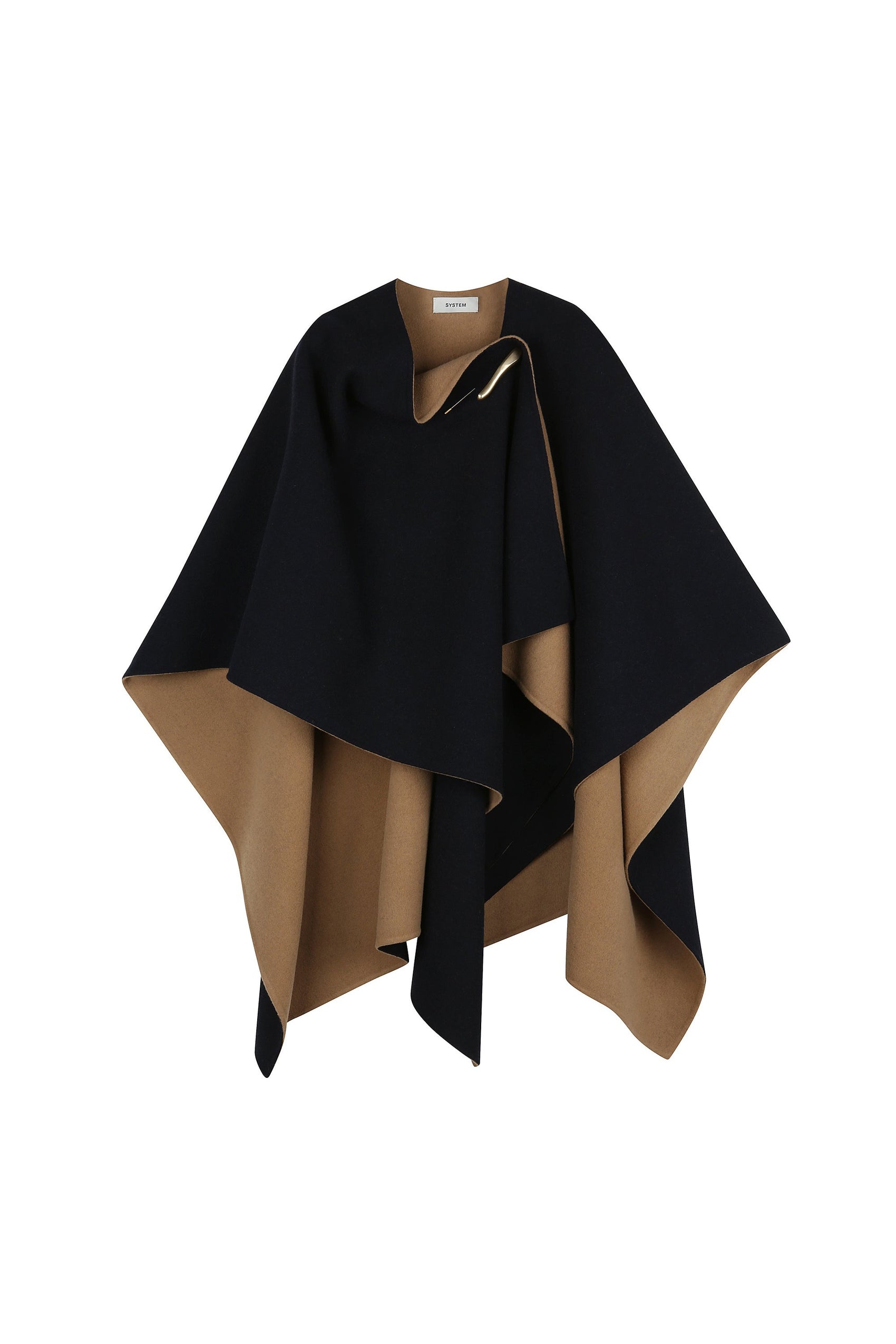 Handmade Cape With Brooch