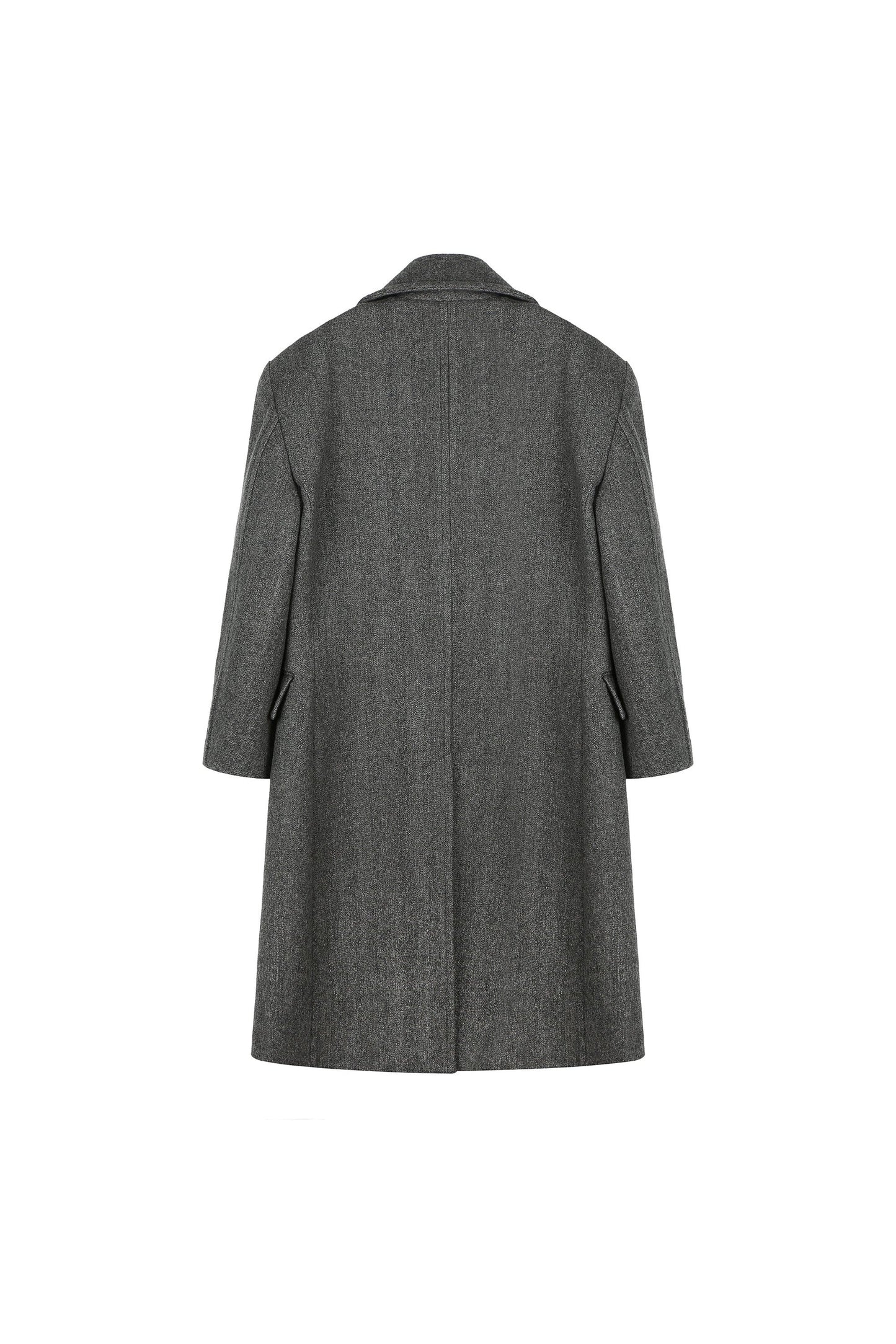 Volumed Fabric Strutured Coat